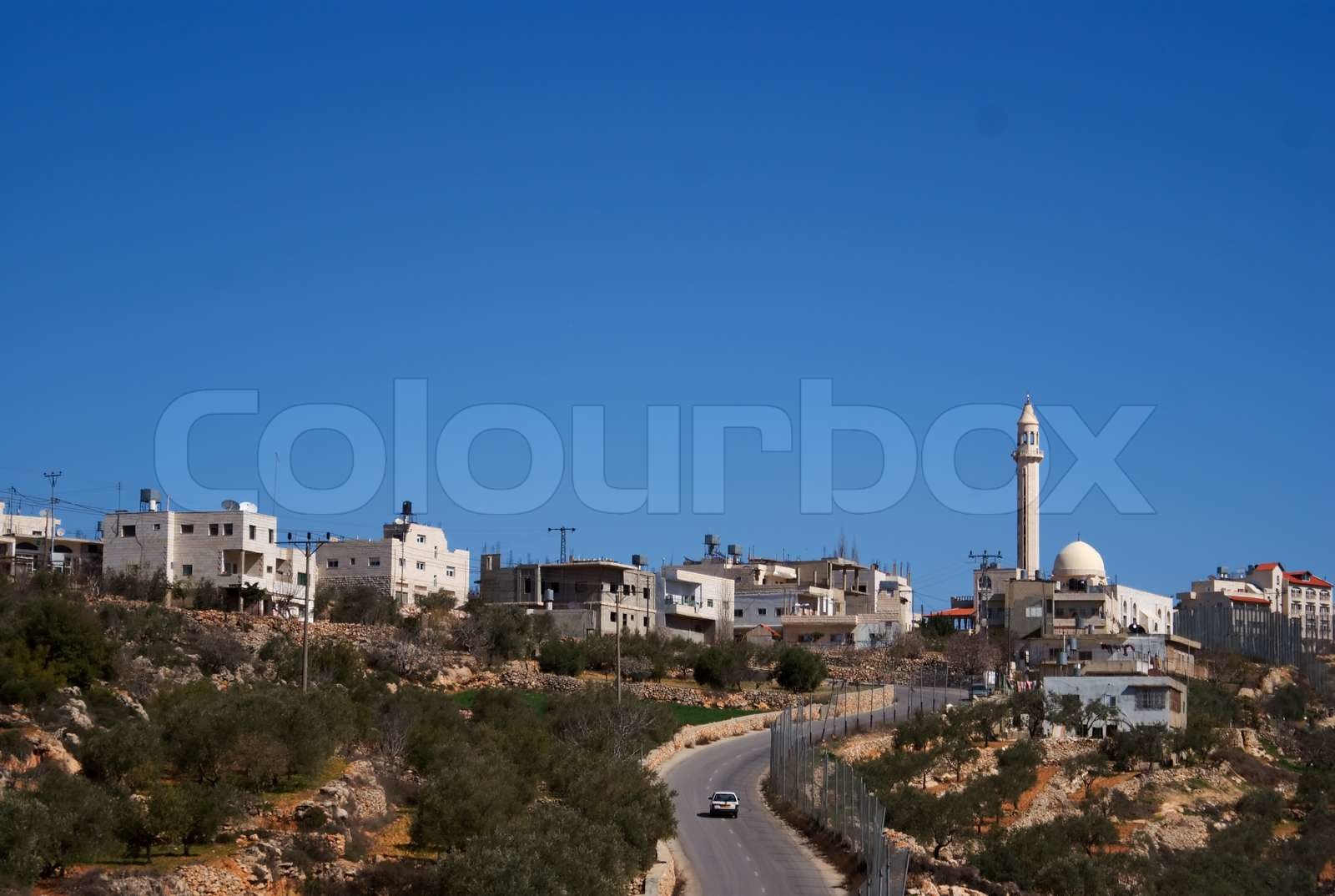 Palestine village Stock image Colourbox