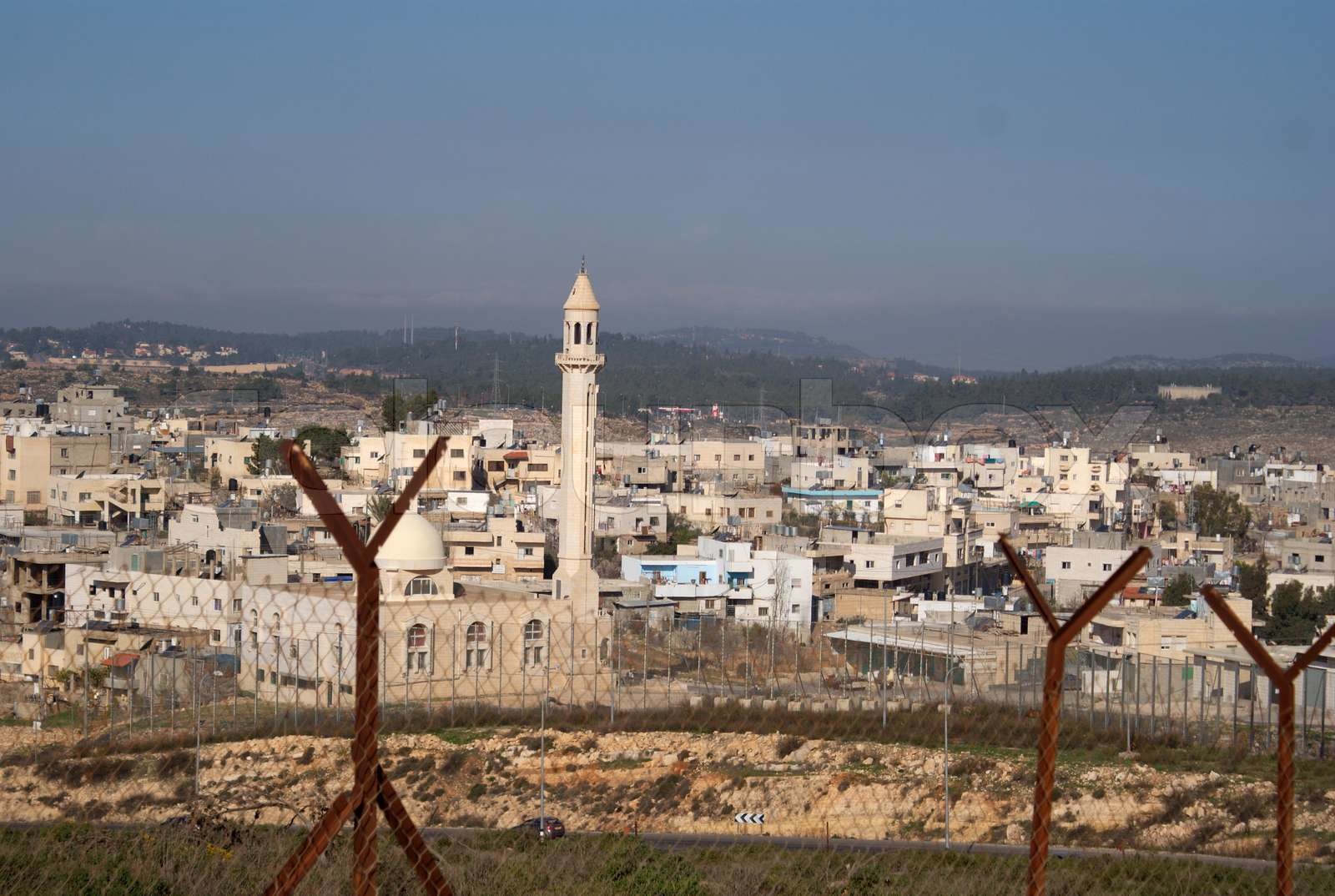 Palestine village Stock image Colourbox