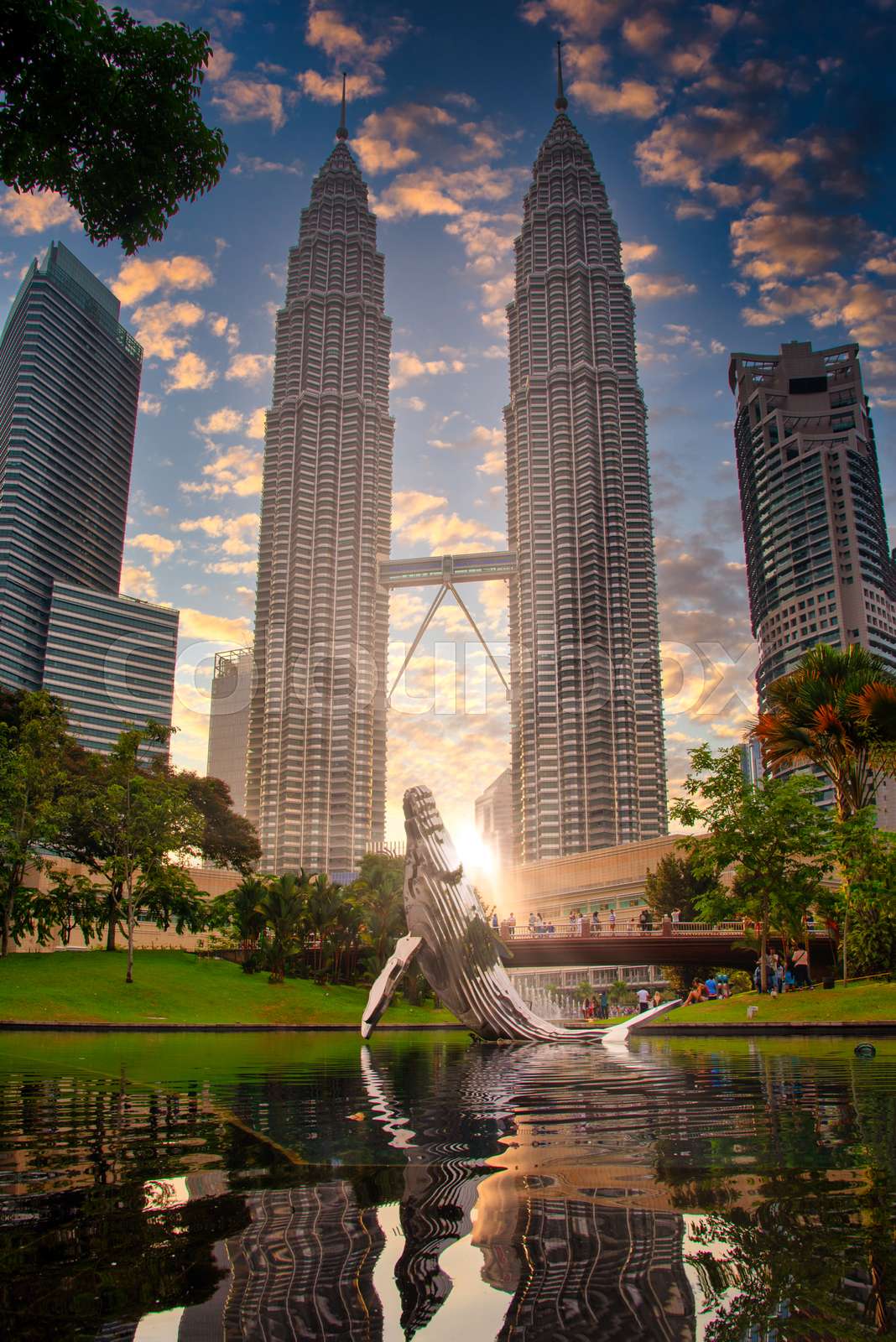 KUALA LUMPUR MALAYSIA Nov 11 2019 Petronas Twin Towers Skyscraper 