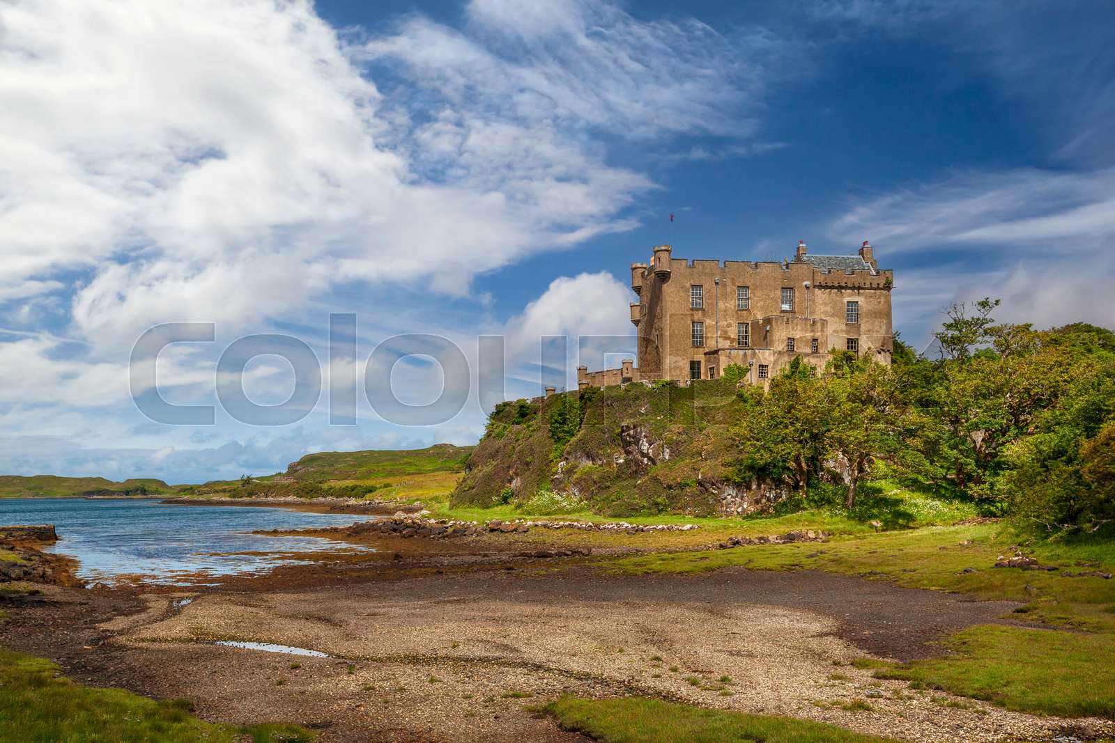 Dunvegan castle on the Isle of Skye, Scotland | Stock image | Colourbox