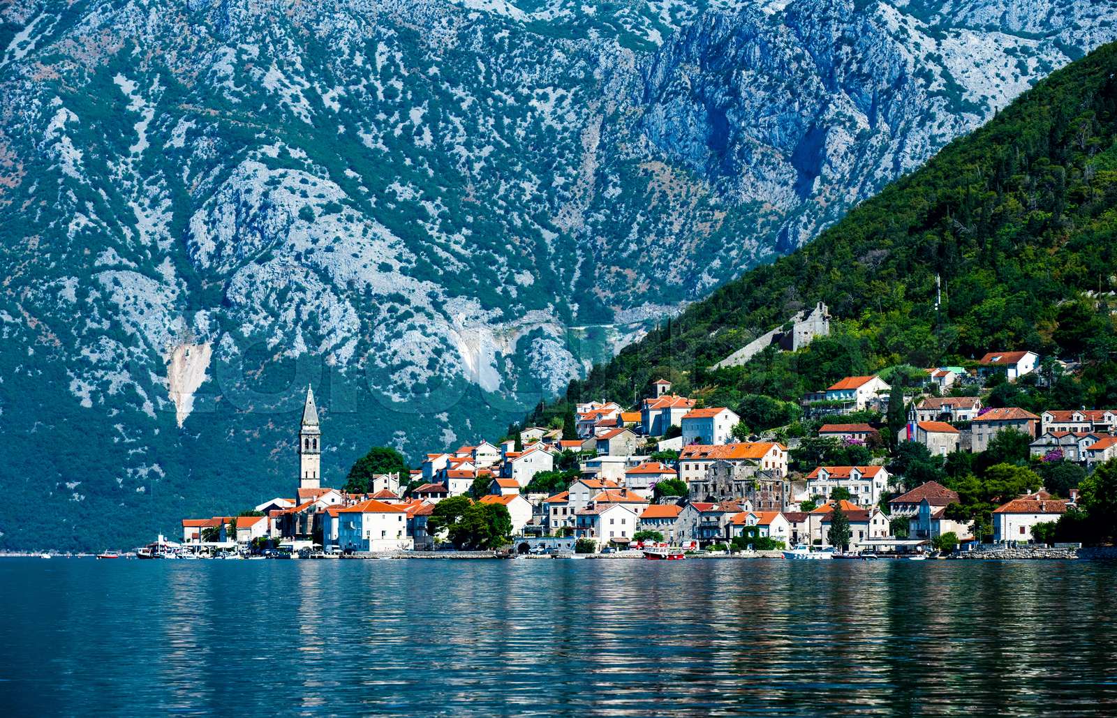 Montenegro city view Stock image Colourbox