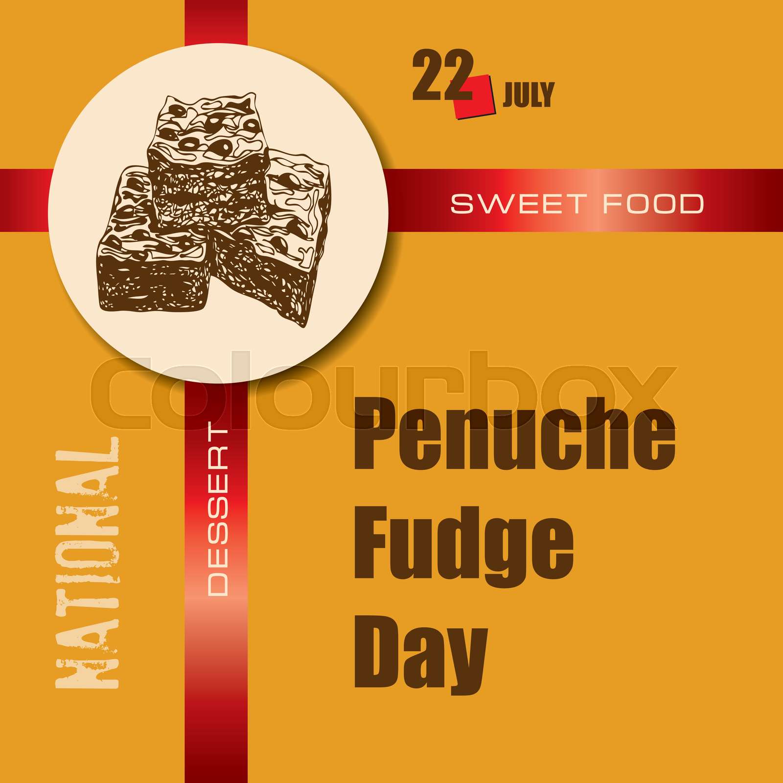 National Penuche Fudge Day Stock vector Colourbox