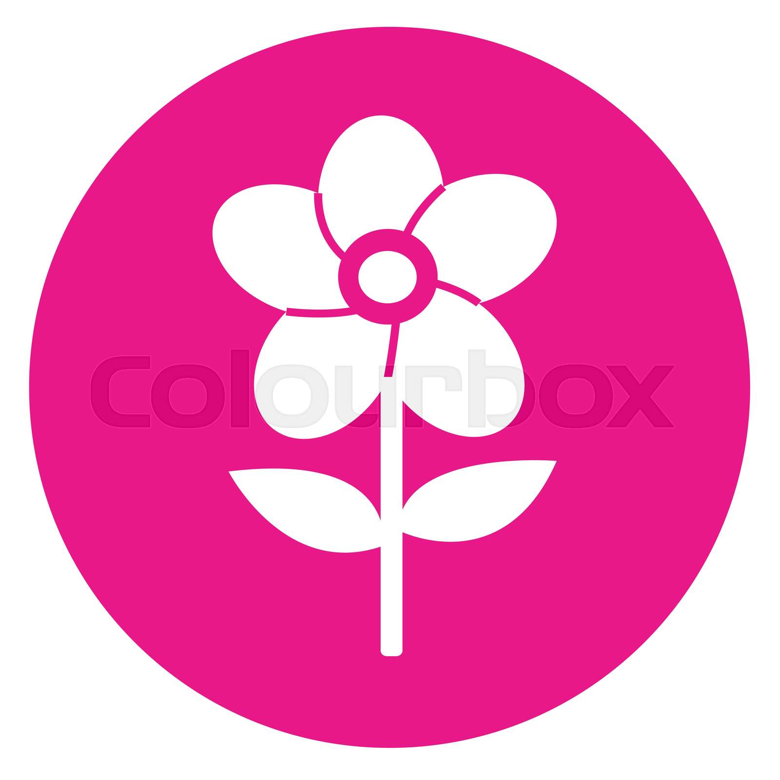 Flower icon flora sign symbol design Stock vector Colourbox