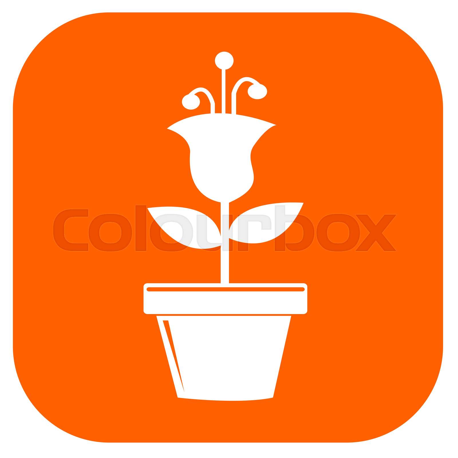 Flower icon flora sign symbol design Stock vector Colourbox