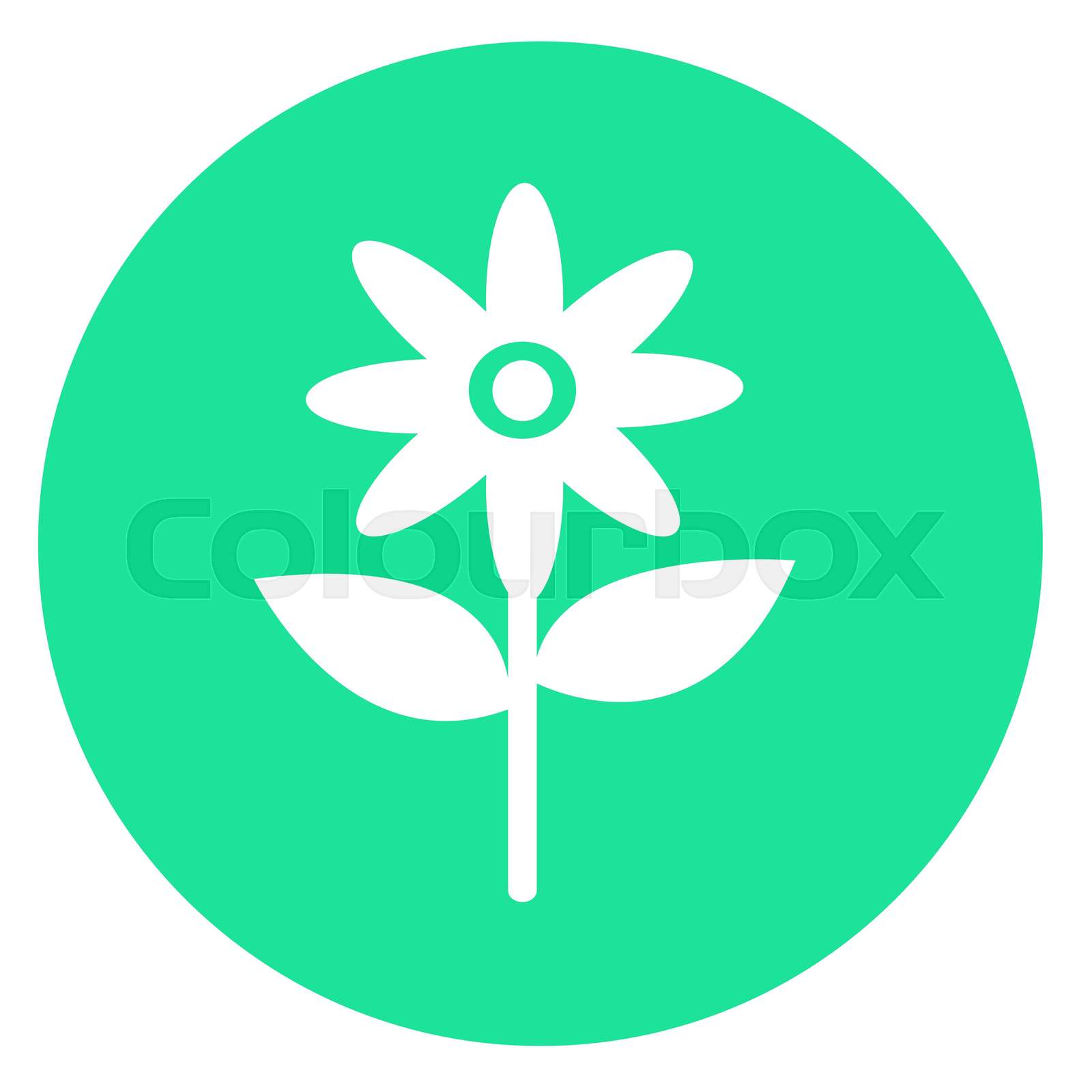 Flower icon flora sign symbol design Stock vector Colourbox