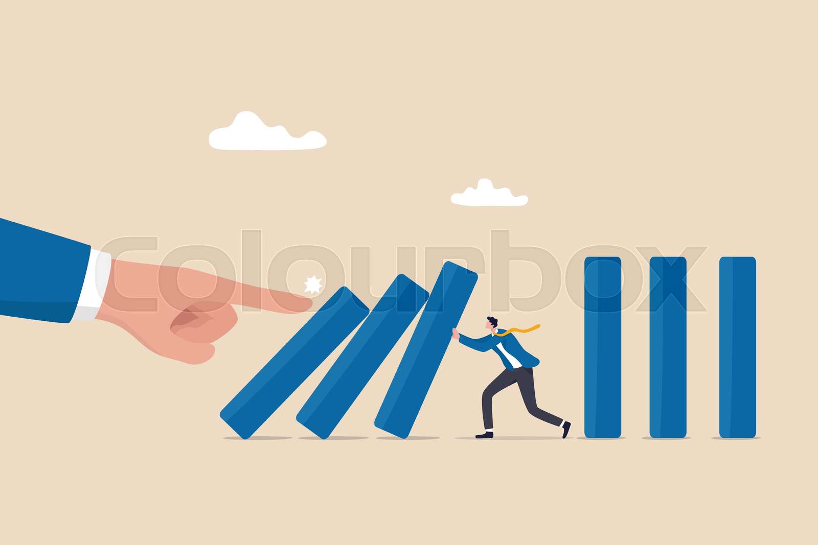 Risk management, control danger, lost or damage from crisis or accident