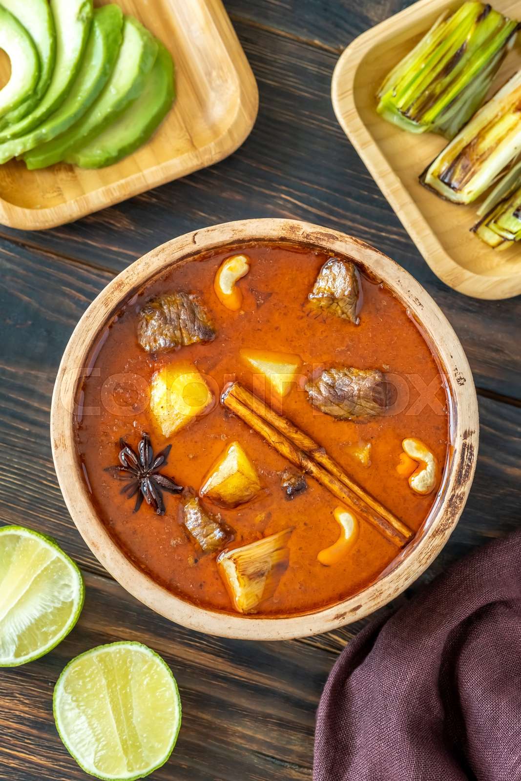 Bowl of Massaman curry | Stock image | Colourbox