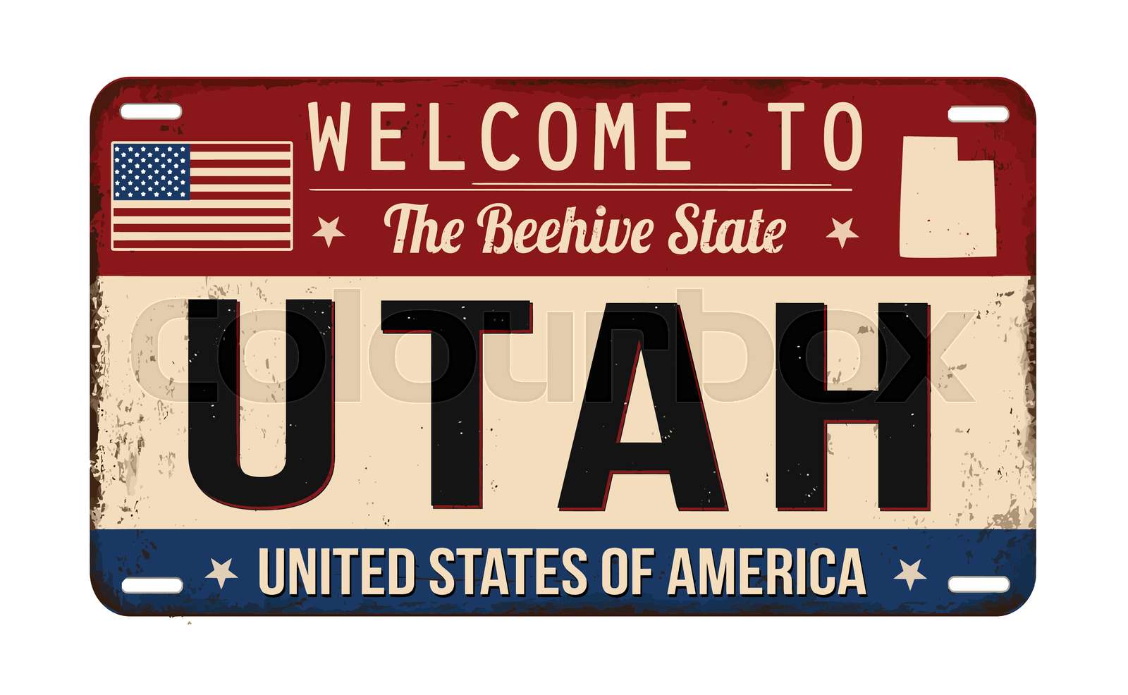 Nevada License Plate Magnet, The Silver State...