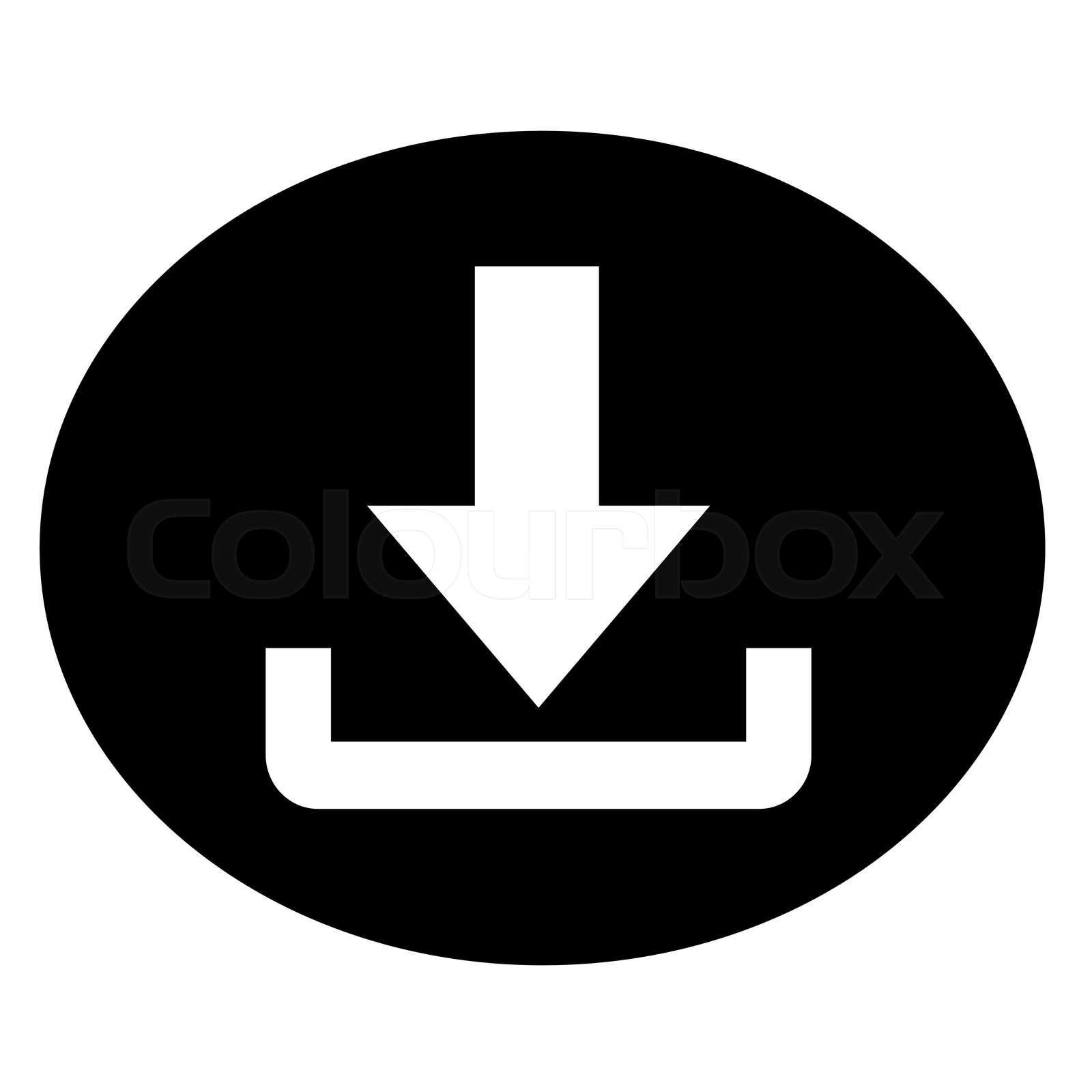 Download icon sign symbol design | Stock vector | Colourbox