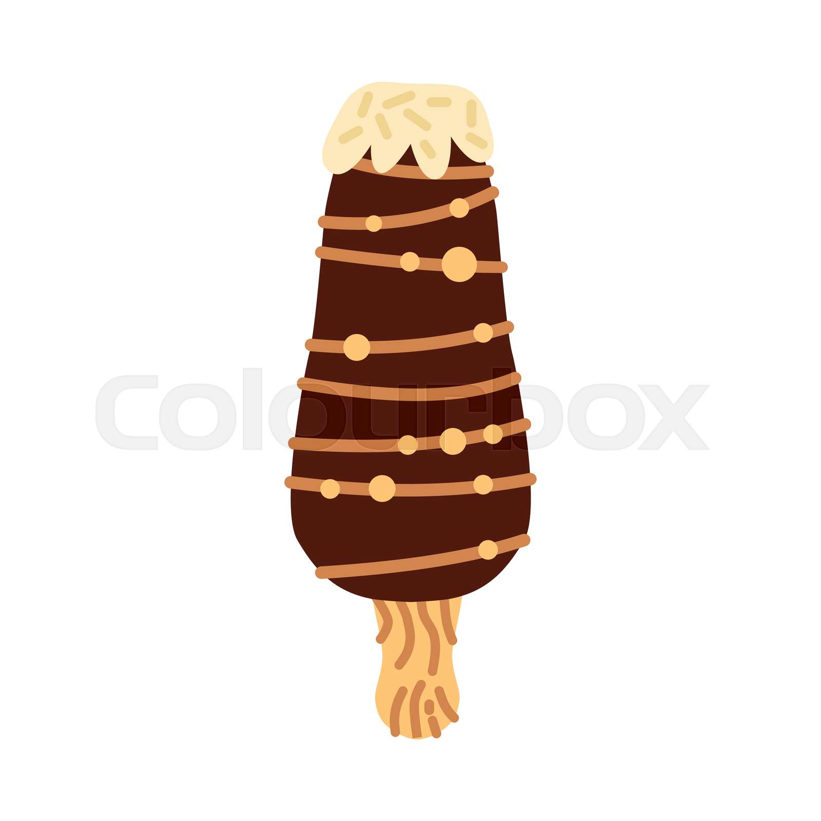 Ice Cream In Bright Cartoon Style Icecream Vector In Nice Colors