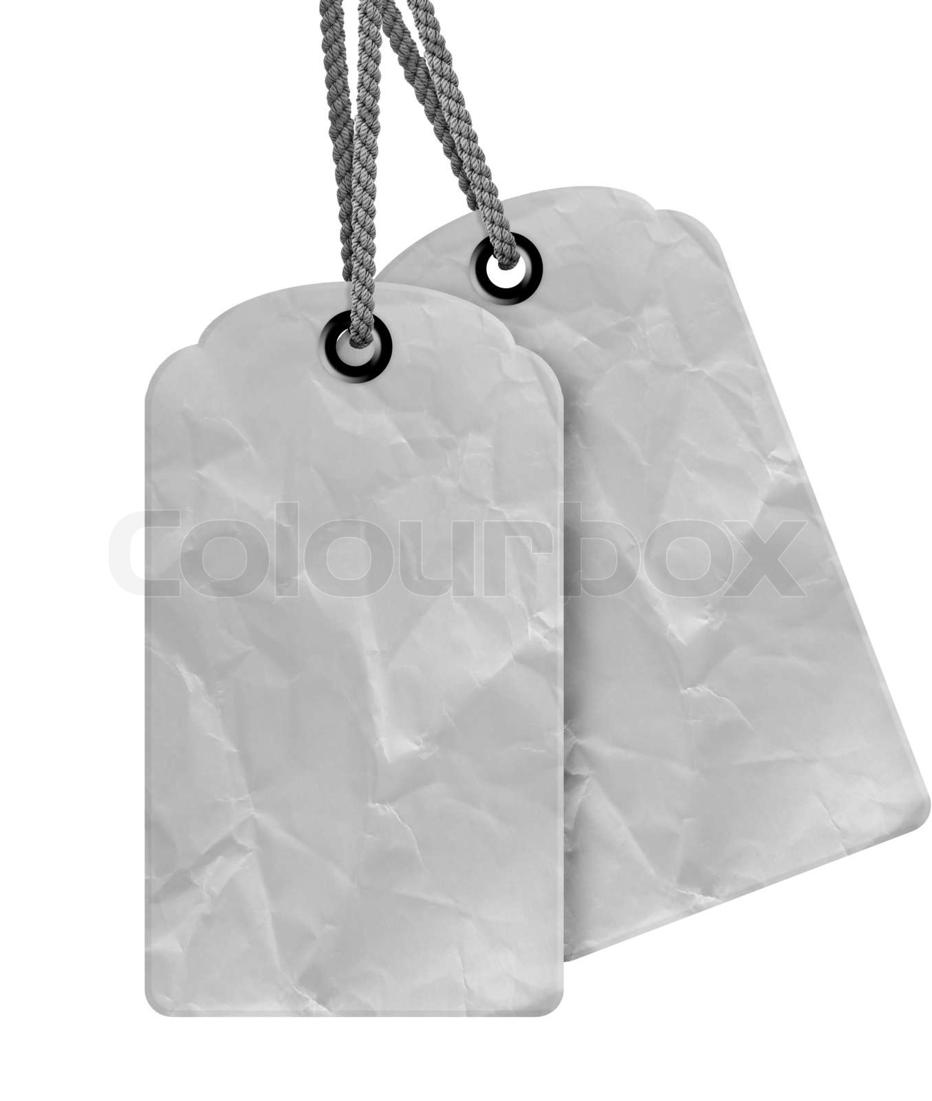 Blank Preisschild Stock Bild Colourbox