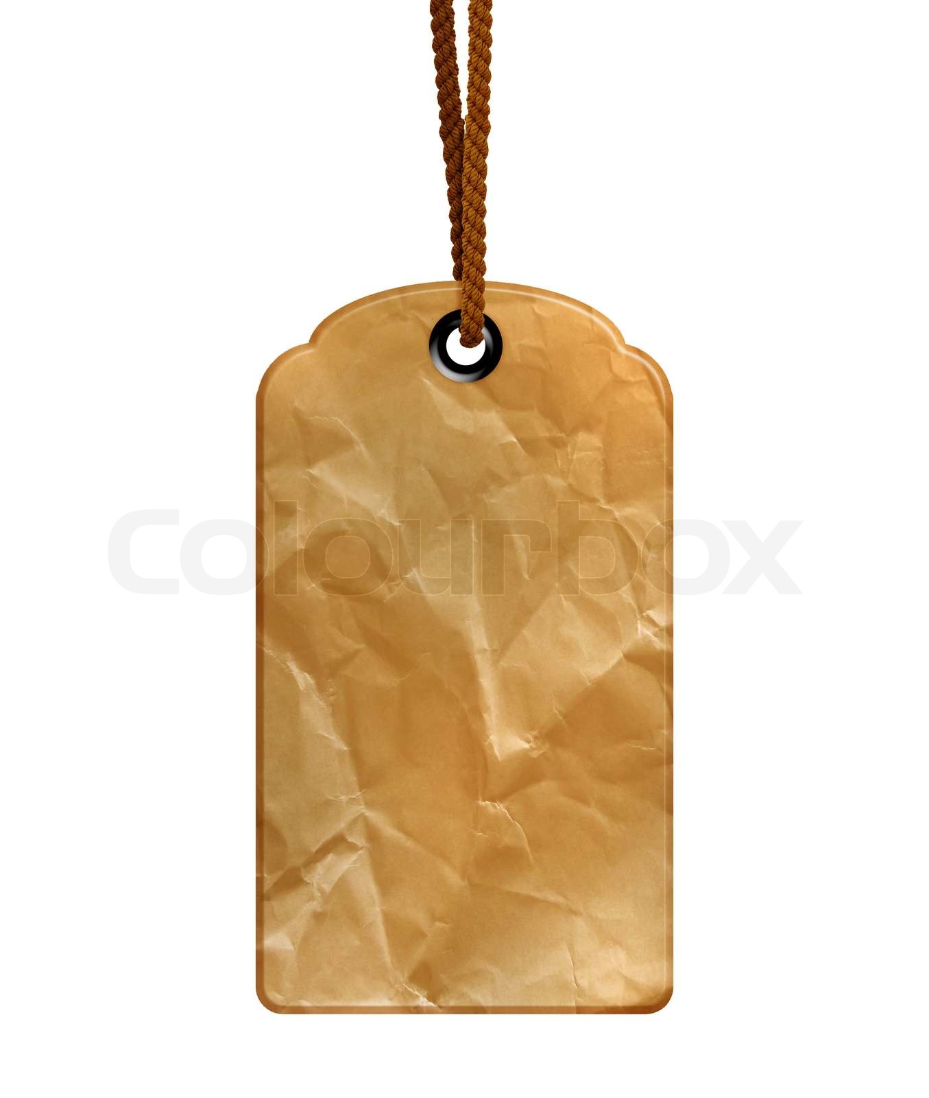 Blank Preisschild Stock Bild Colourbox