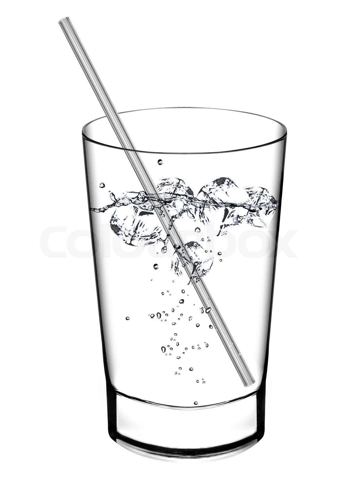 Glass with water | Stock image | Colourbox