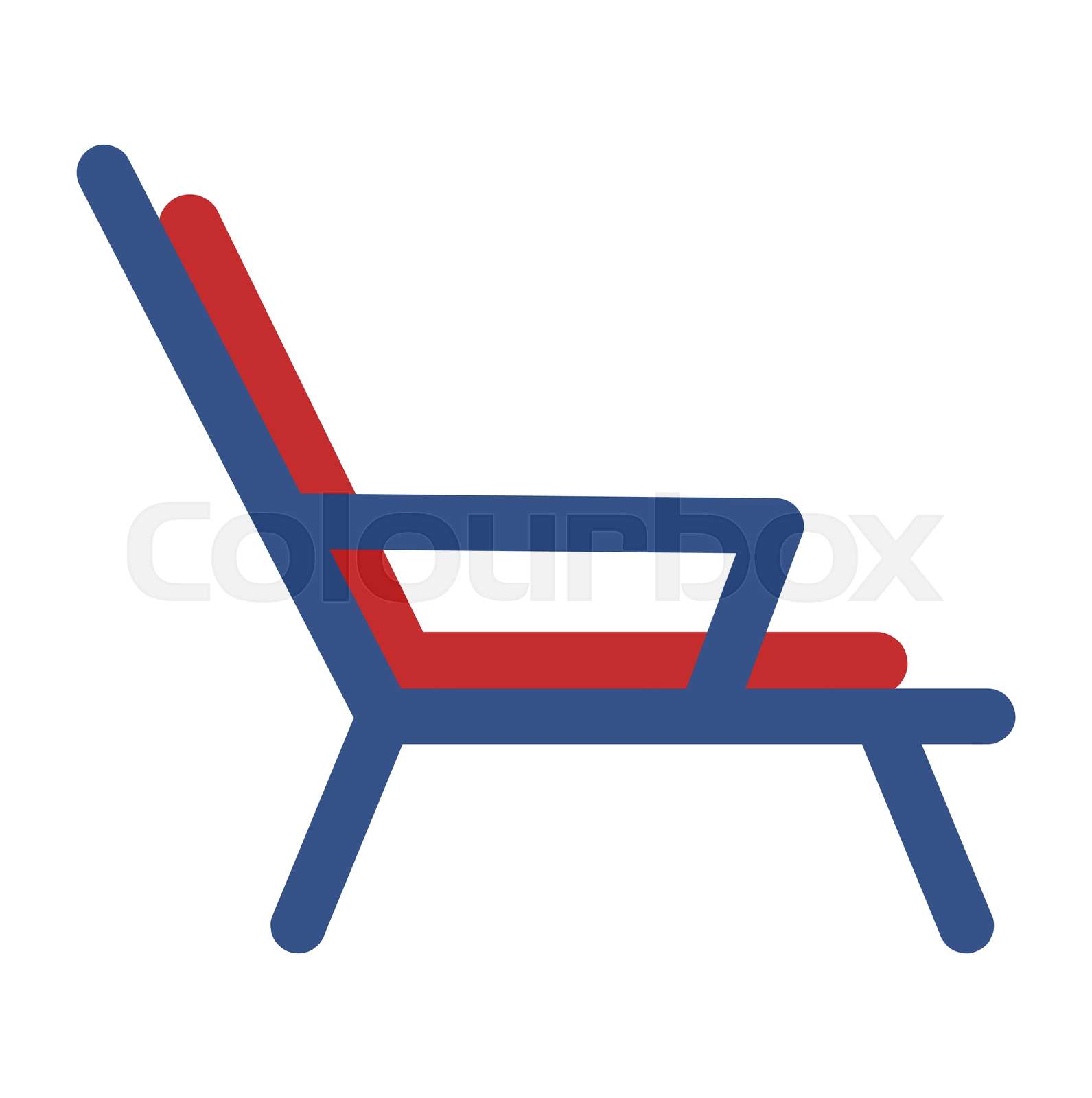 comfortable arm chair furniture Stock vector Colourbox
