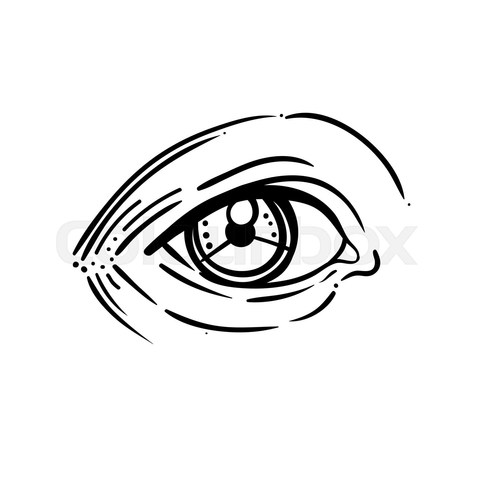 Blackwork Tattoo Flash Eye Of Providence Masonic Symbol All Seeing 