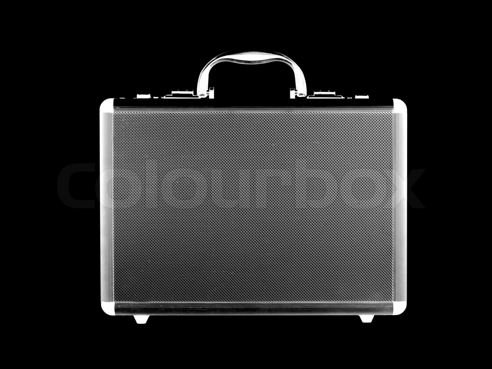 Metal Briefcase Stock image Colourbox