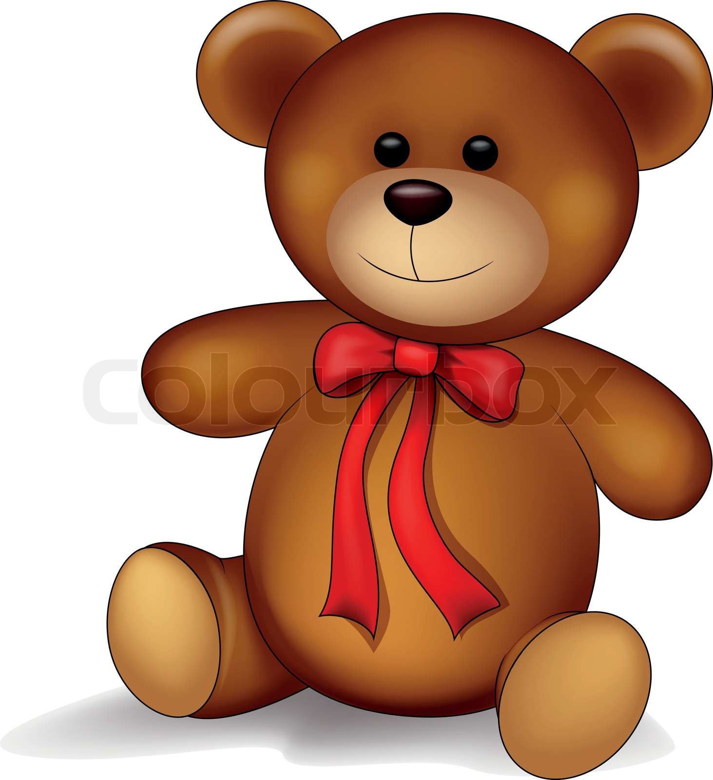 Teddy beear cartoon | Stock vector | Colourbox