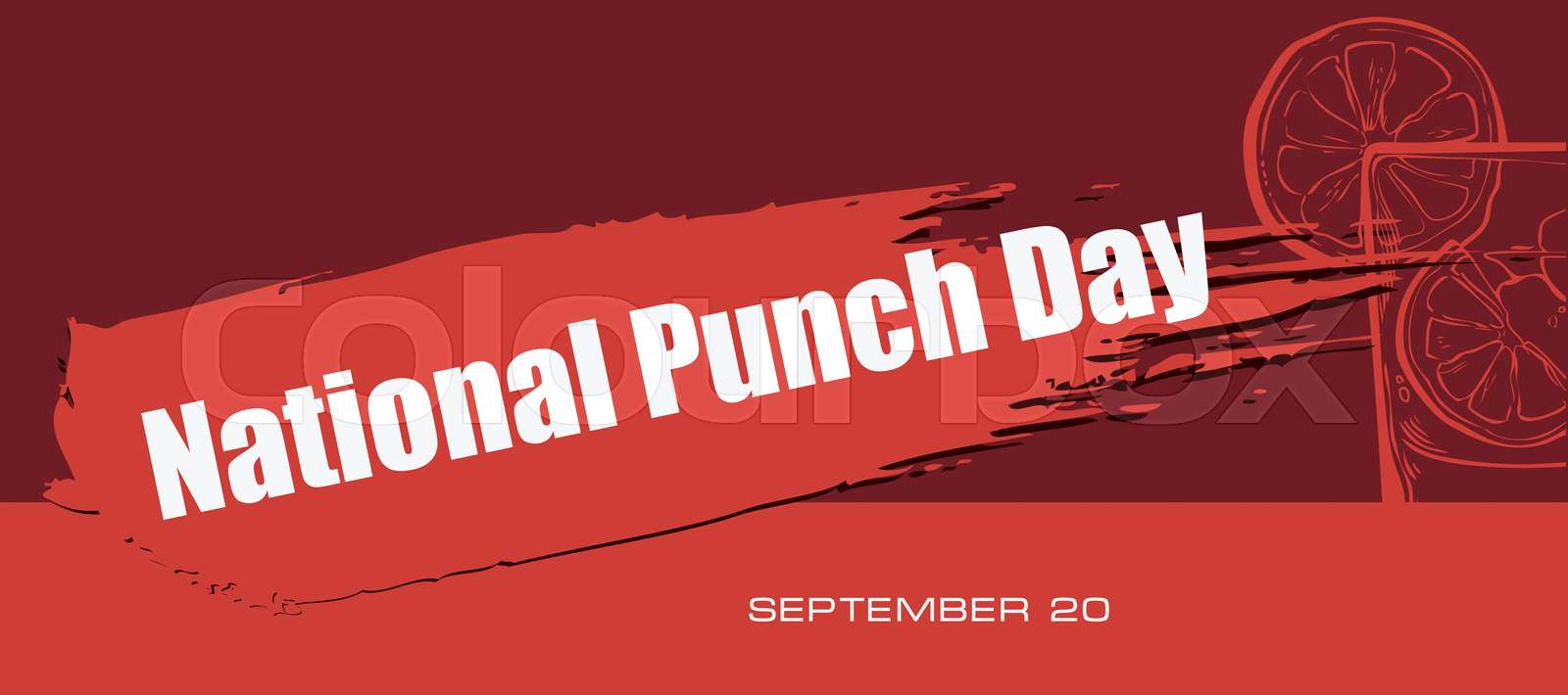 National Punch Day Stock vector Colourbox