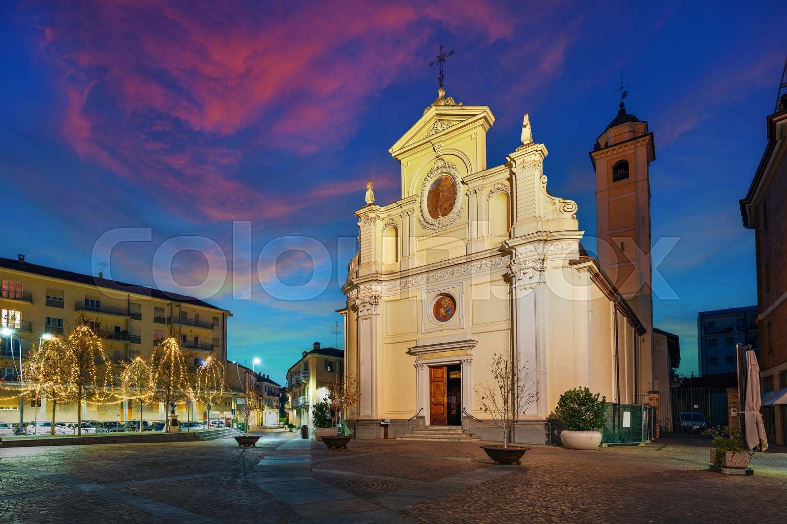 weihnachten, altstadt, alba Stock Bild Colourbox