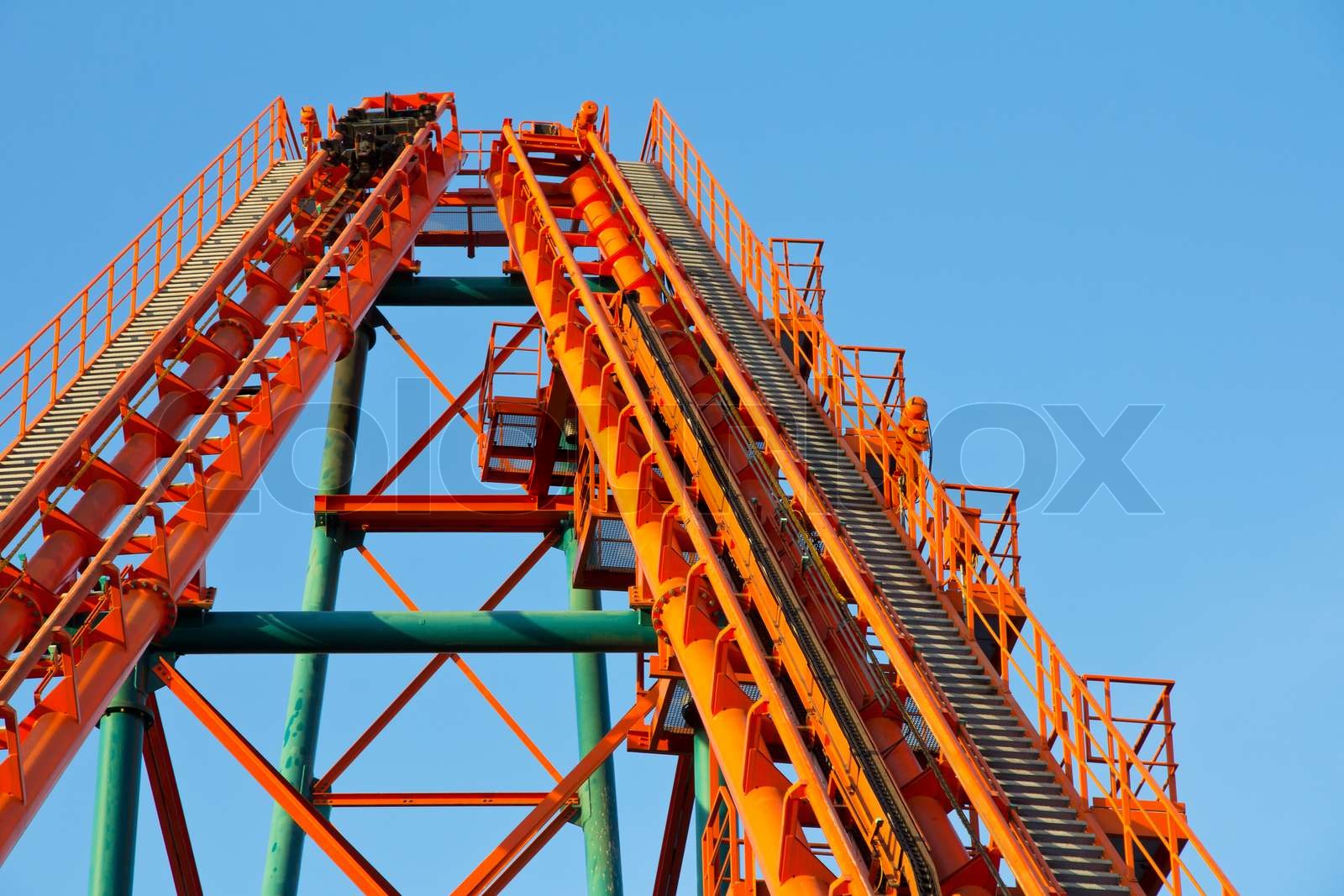 Roller Coaster Track | Stock image | Colourbox
