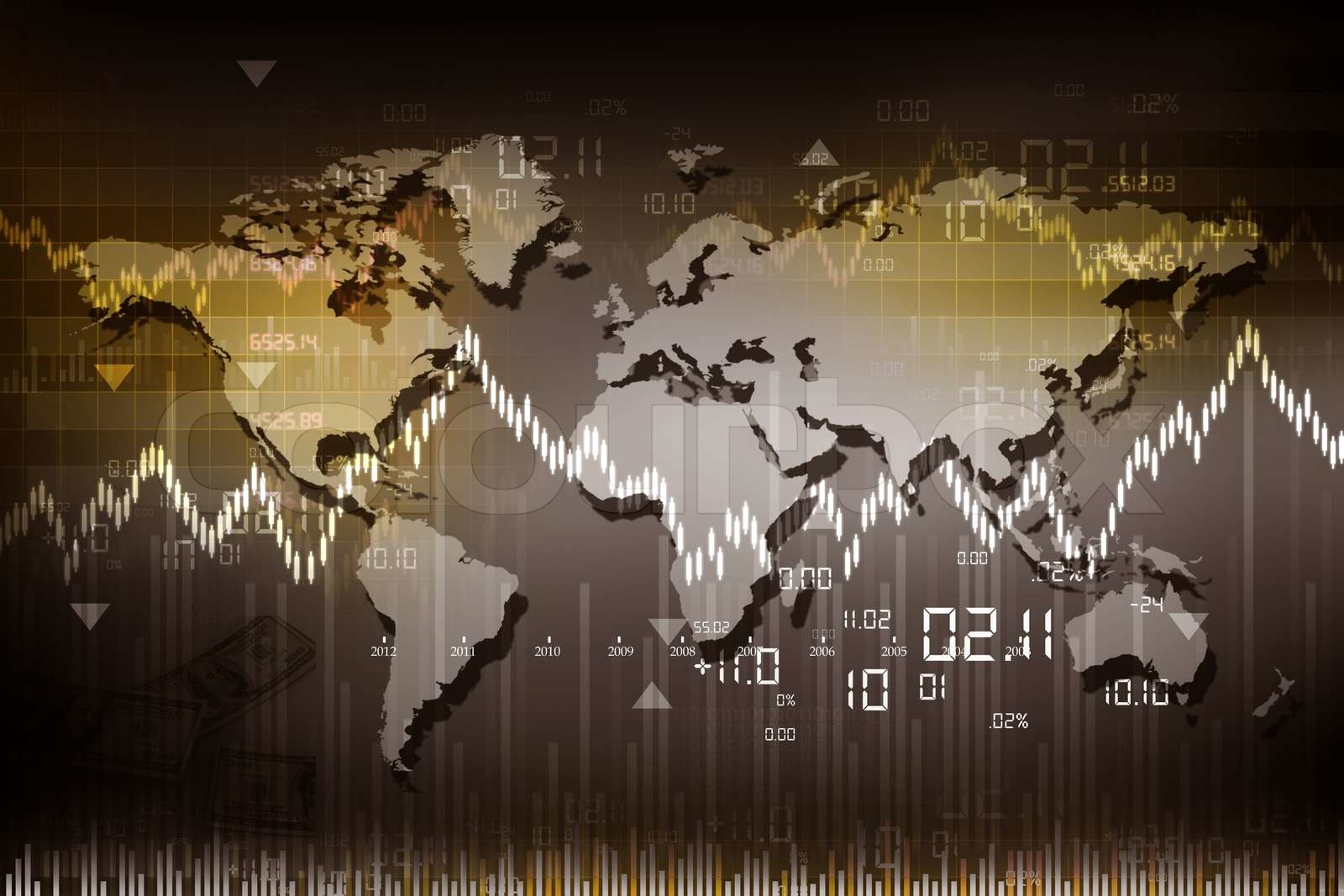Stock Market Chart | Stock image | Colourbox