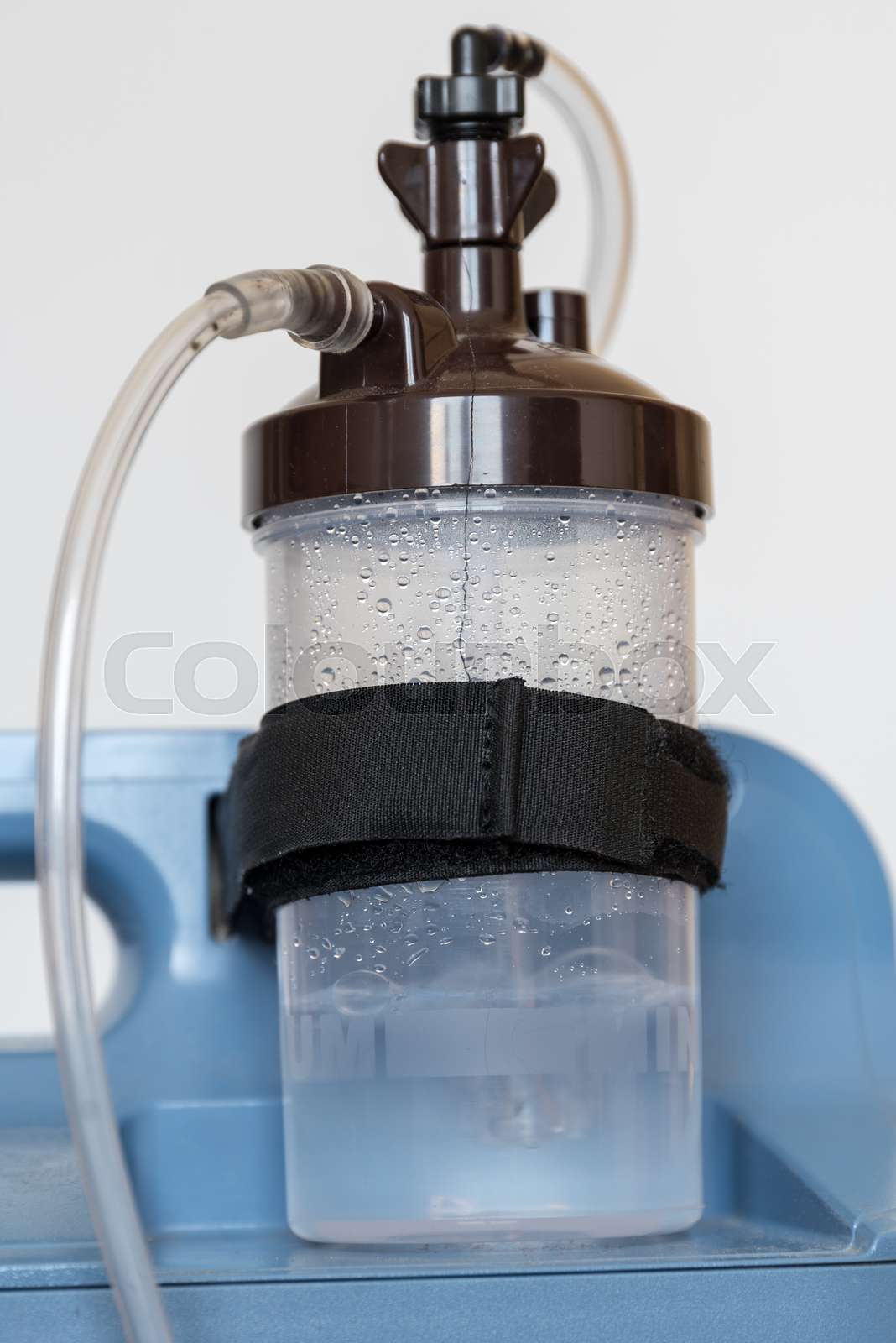 Sauerstoff von Sauerstoffgerät in der Medizin Stock Bild Colourbox