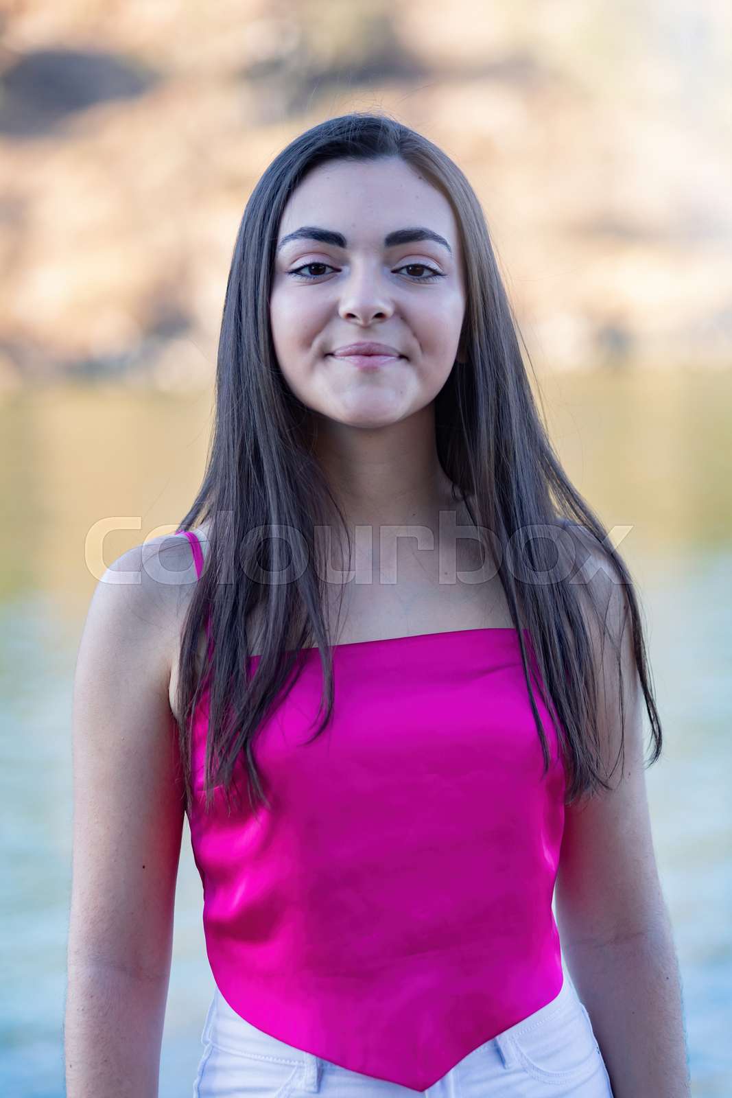 Teenager mensch natur stock bild colourbox
