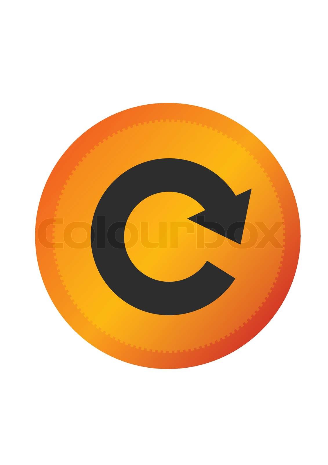 refresh button symbol in html