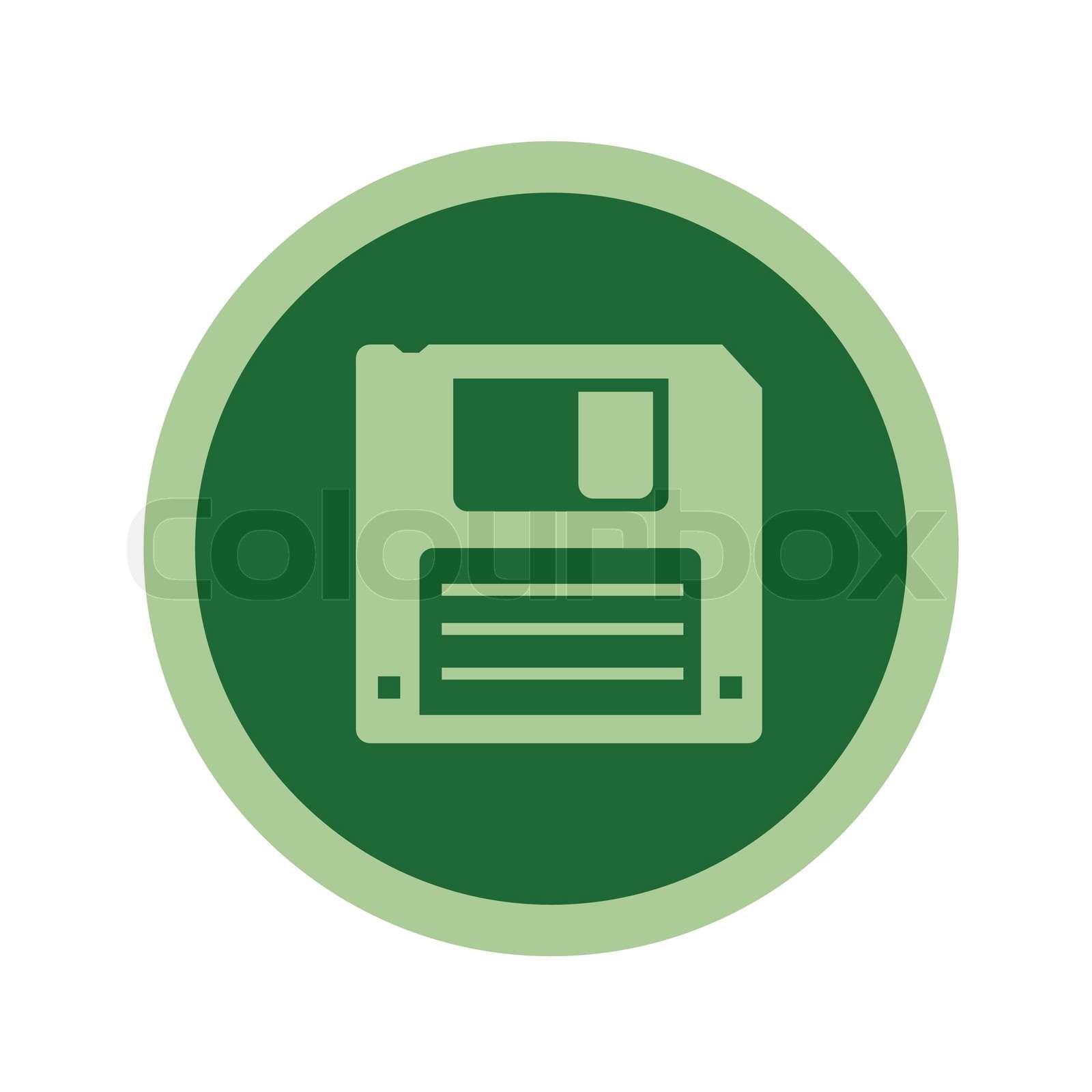 Software icon in green | Stock vector | Colourbox