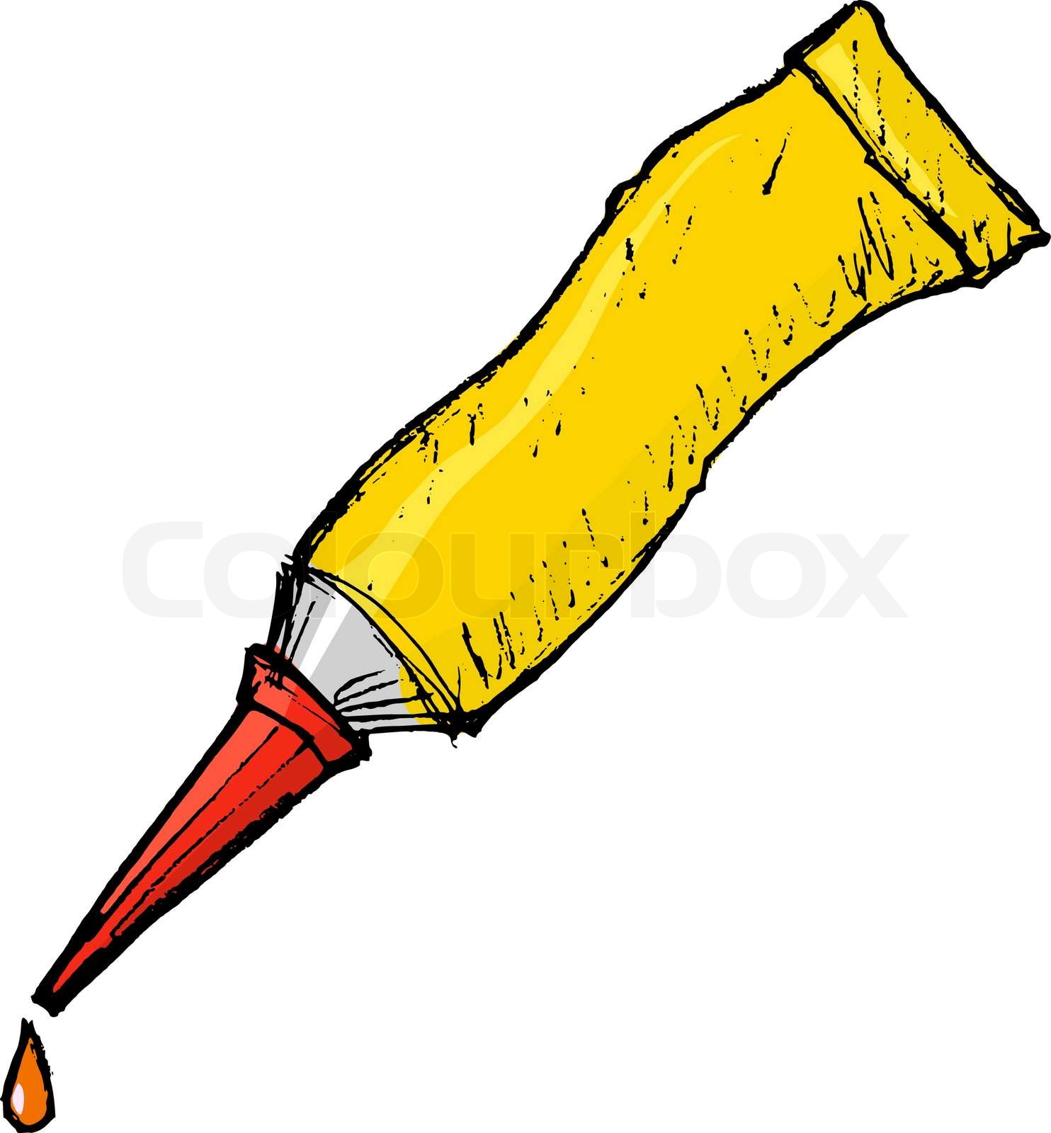 kleber, stick, schule StockVektor Colourbox