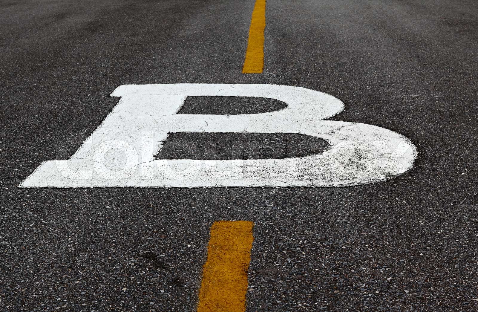 'B' Sign | Stock image | Colourbox
