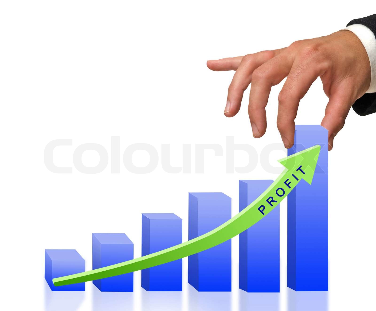 Chart of profit | Stock image | Colourbox