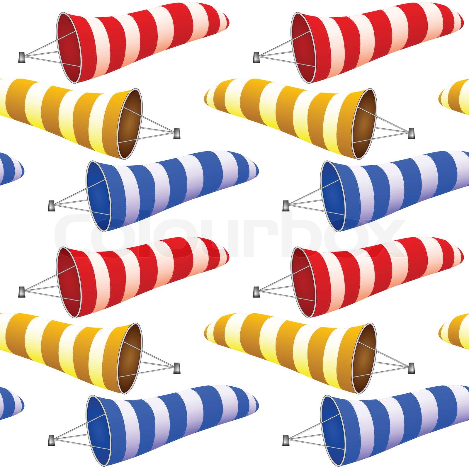 windsock pattern Stock vector Colourbox