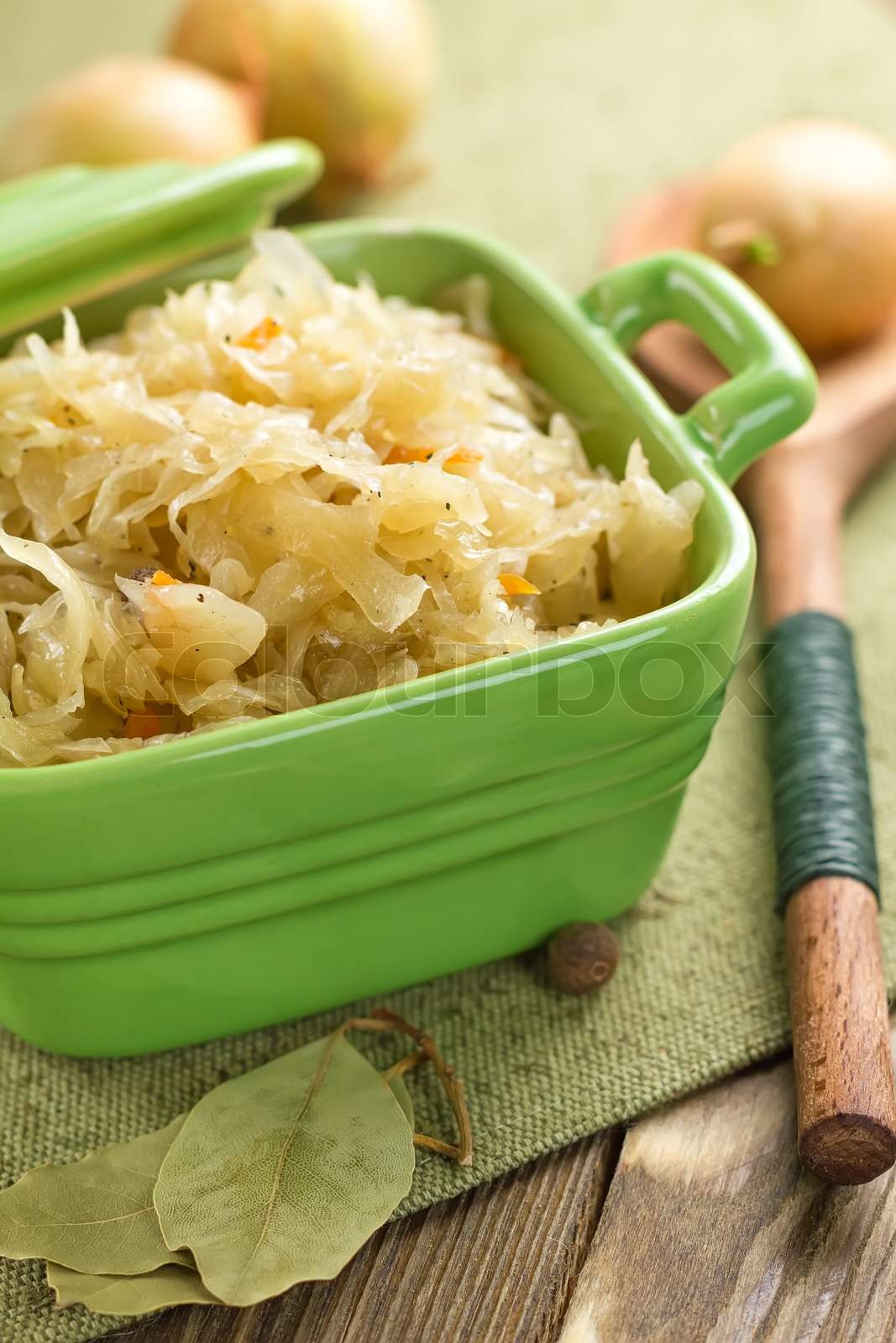 Stilvolle Sauerkraut Mit Kartoffeln Bild