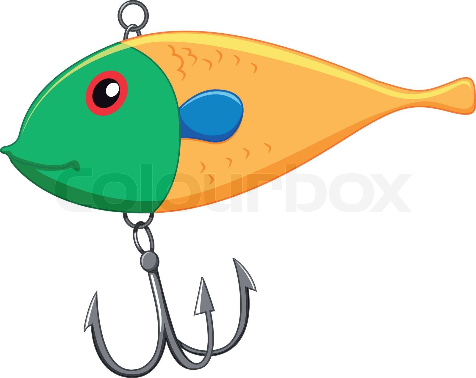 Fishing lures Stock vector Colourbox