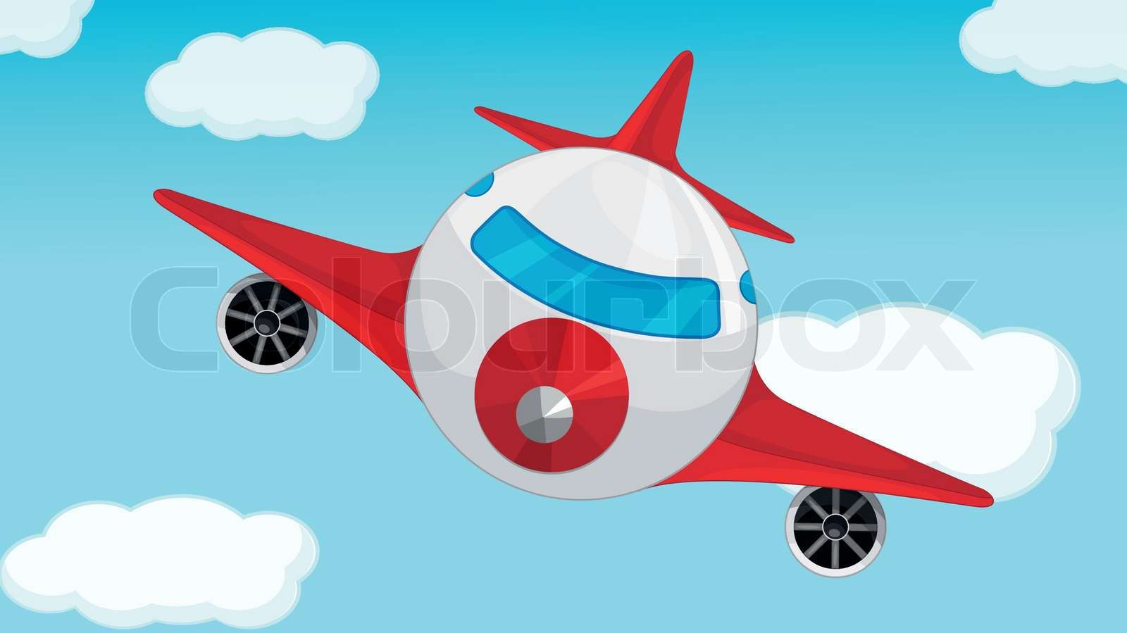 Plane | Stock vector | Colourbox