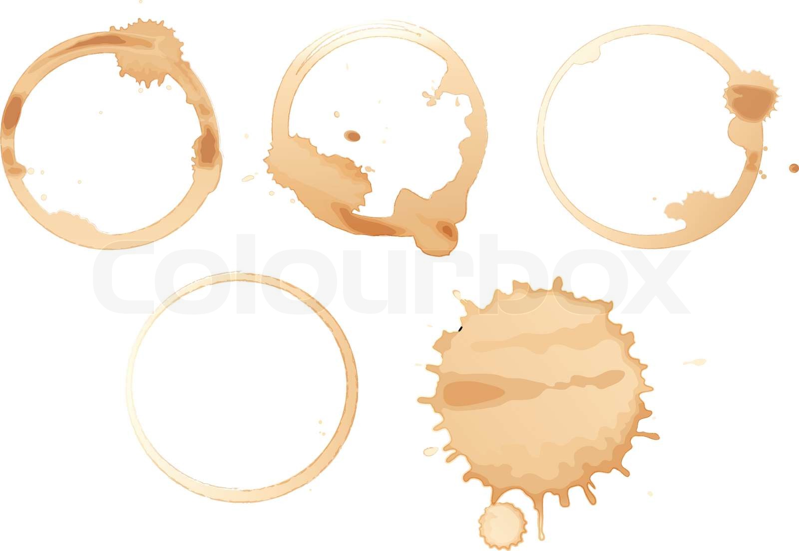 Kaffeeflecken | Stock-Vektor | Colourbox