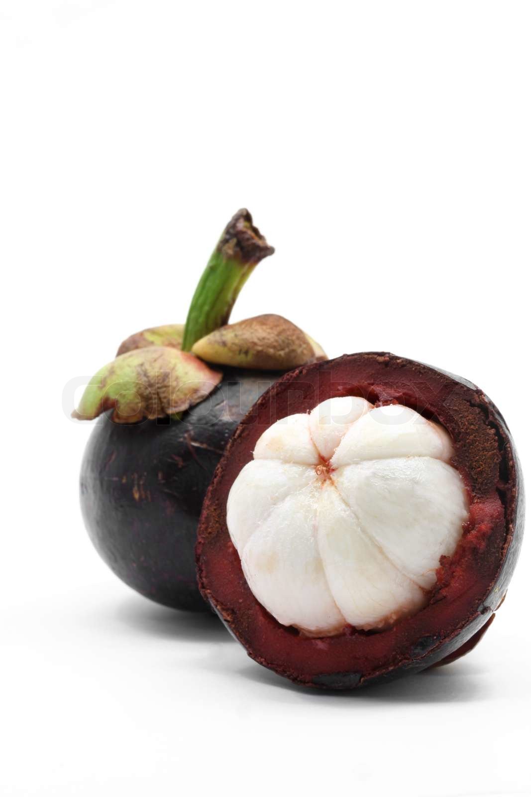 peel mangosteen Stock image Colourbox
