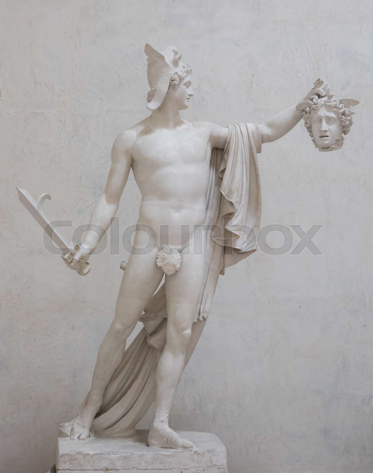 Perseus statue with Medusa, named Perseo Trionfante, by Antonio Canova