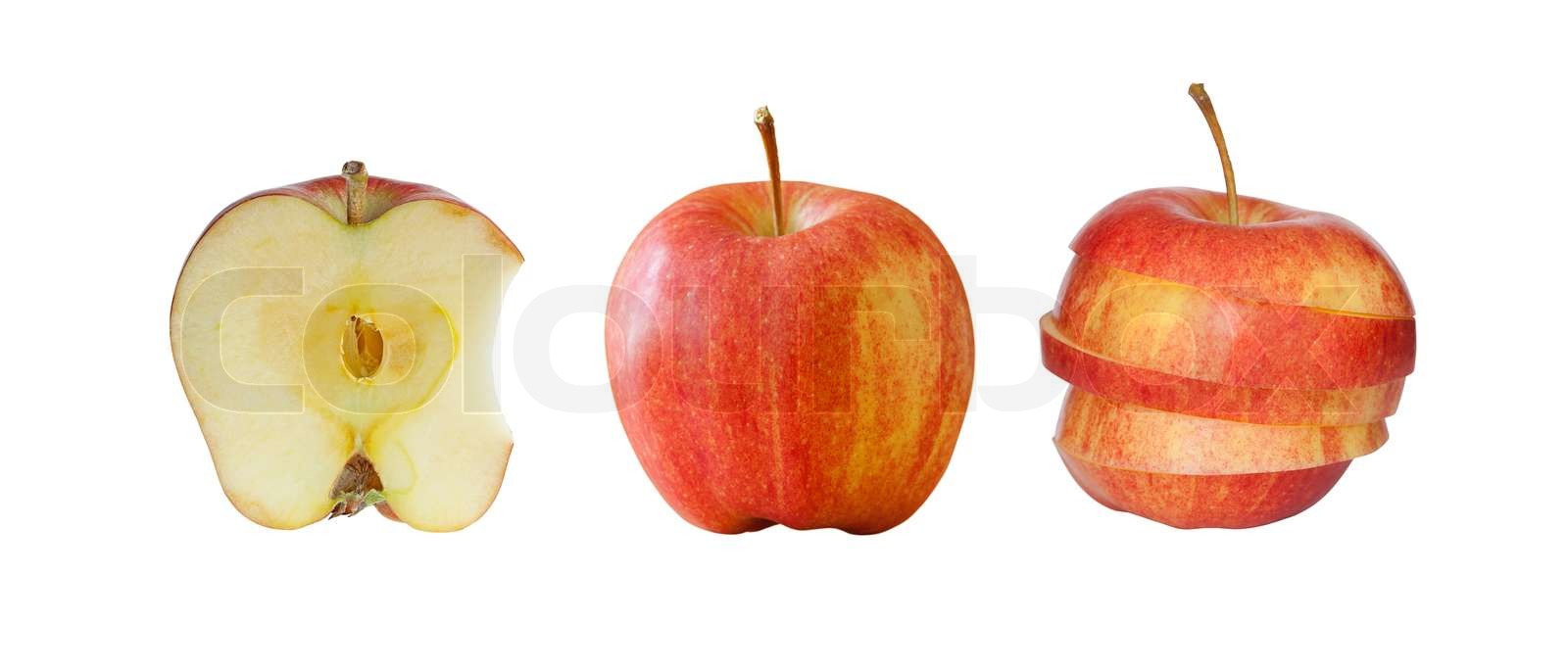 are apples originally red