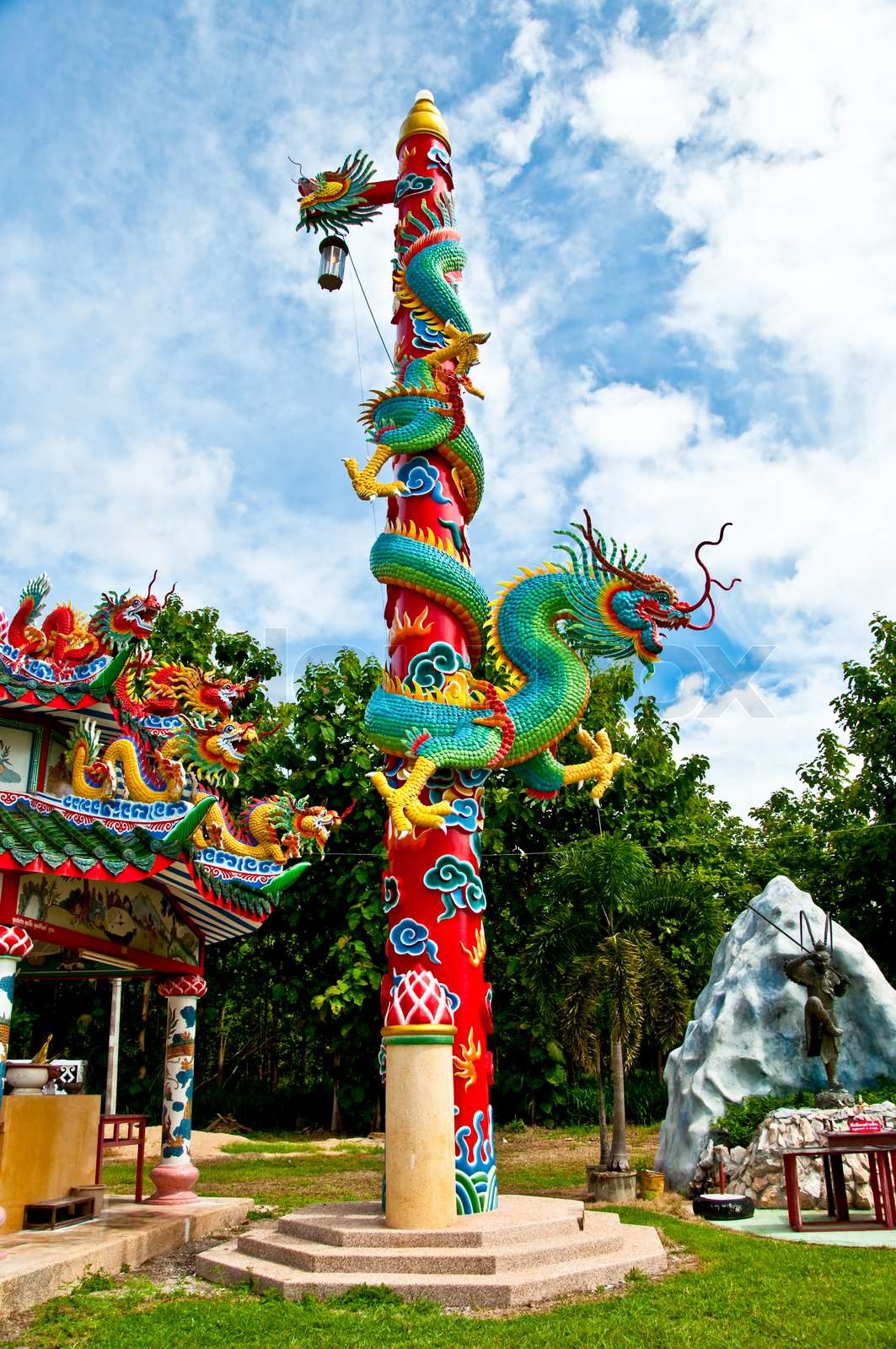 The Dragon Pole | Stock image | Colourbox