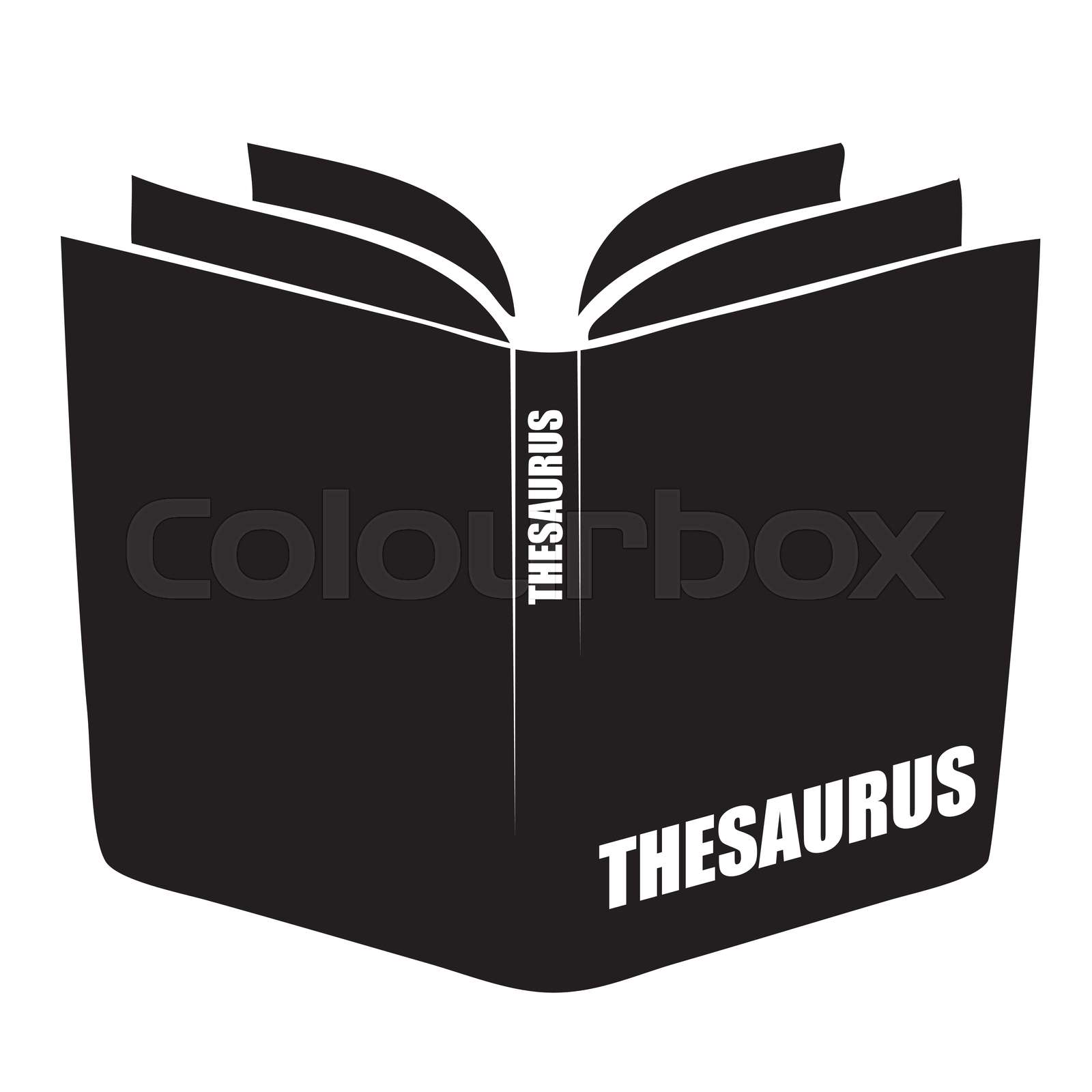 Thesaurus Words With Similar Meaning Stock Vector Colourbox