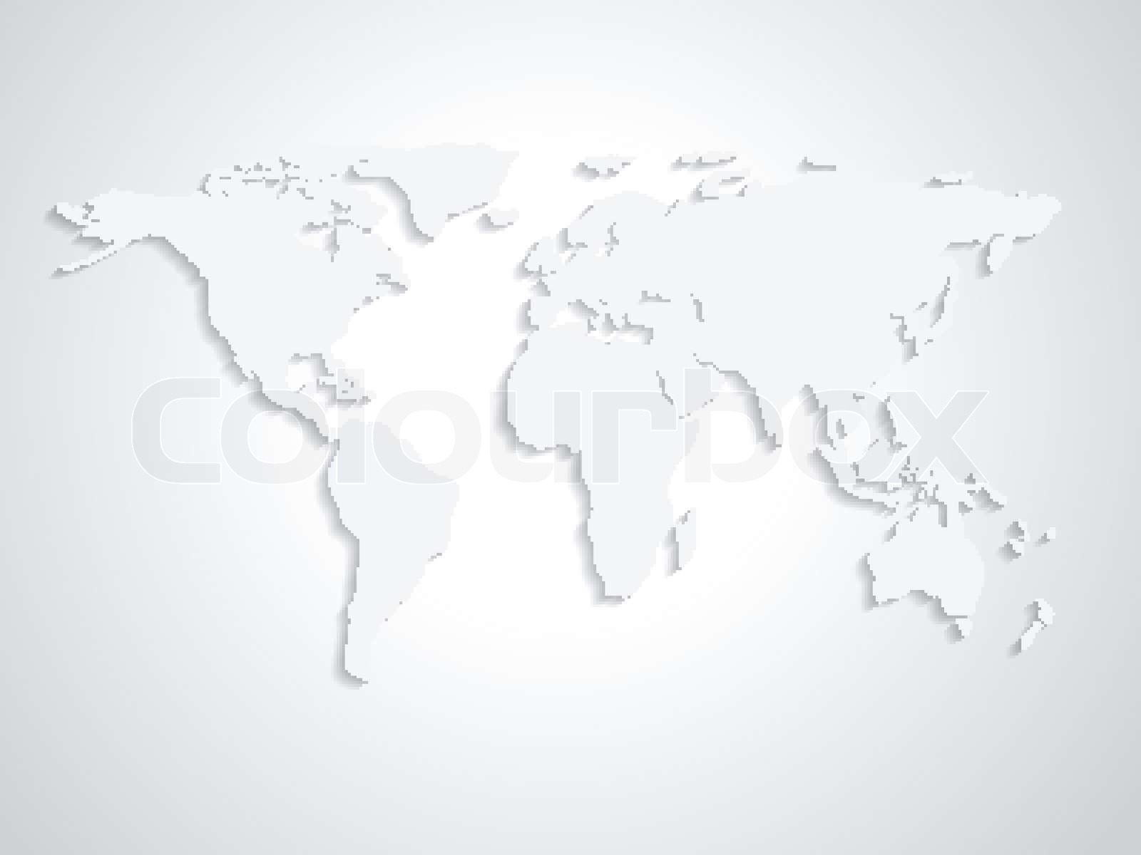 World Map Stock Vector Colourbox