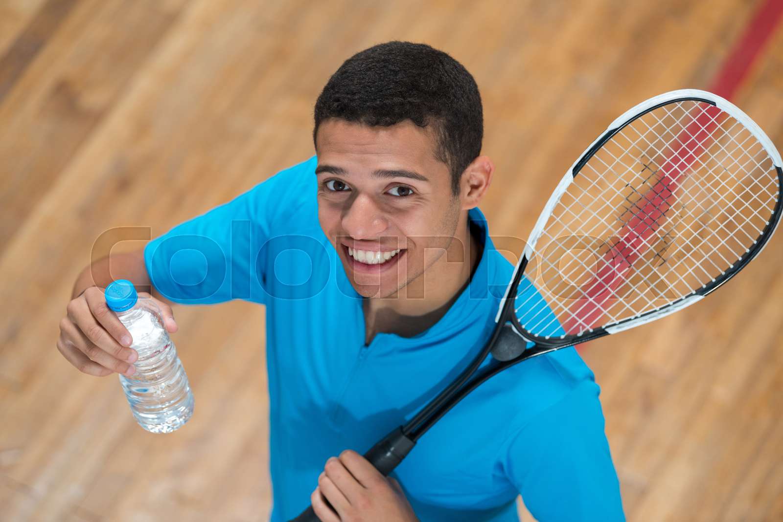 mann, tennis, im Stock Bild Colourbox