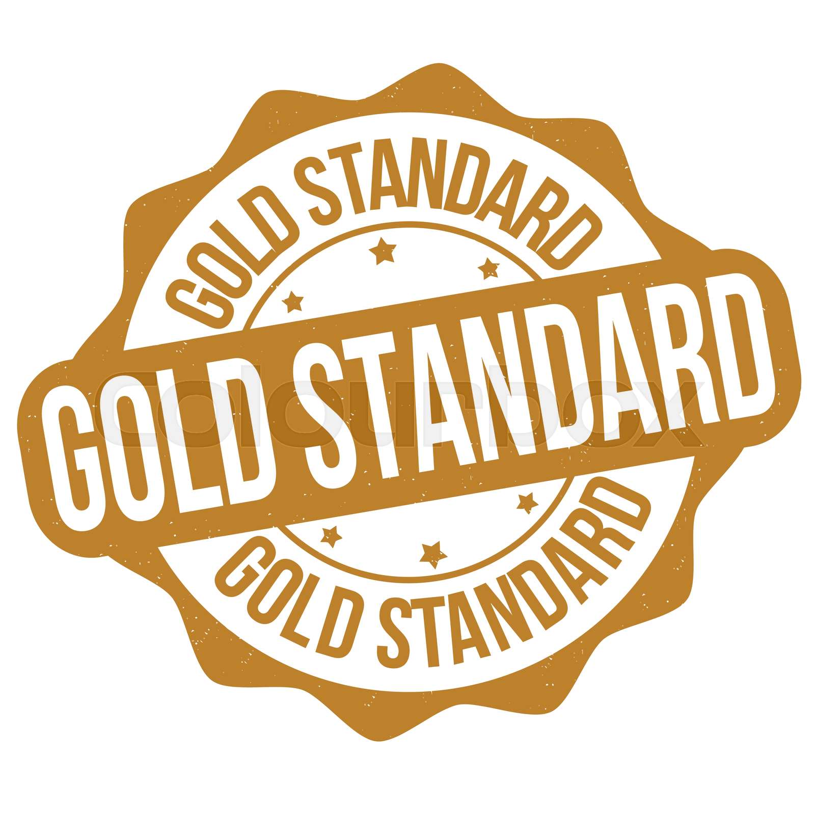 Gold standard label or stamp | Stock vector | Colourbox