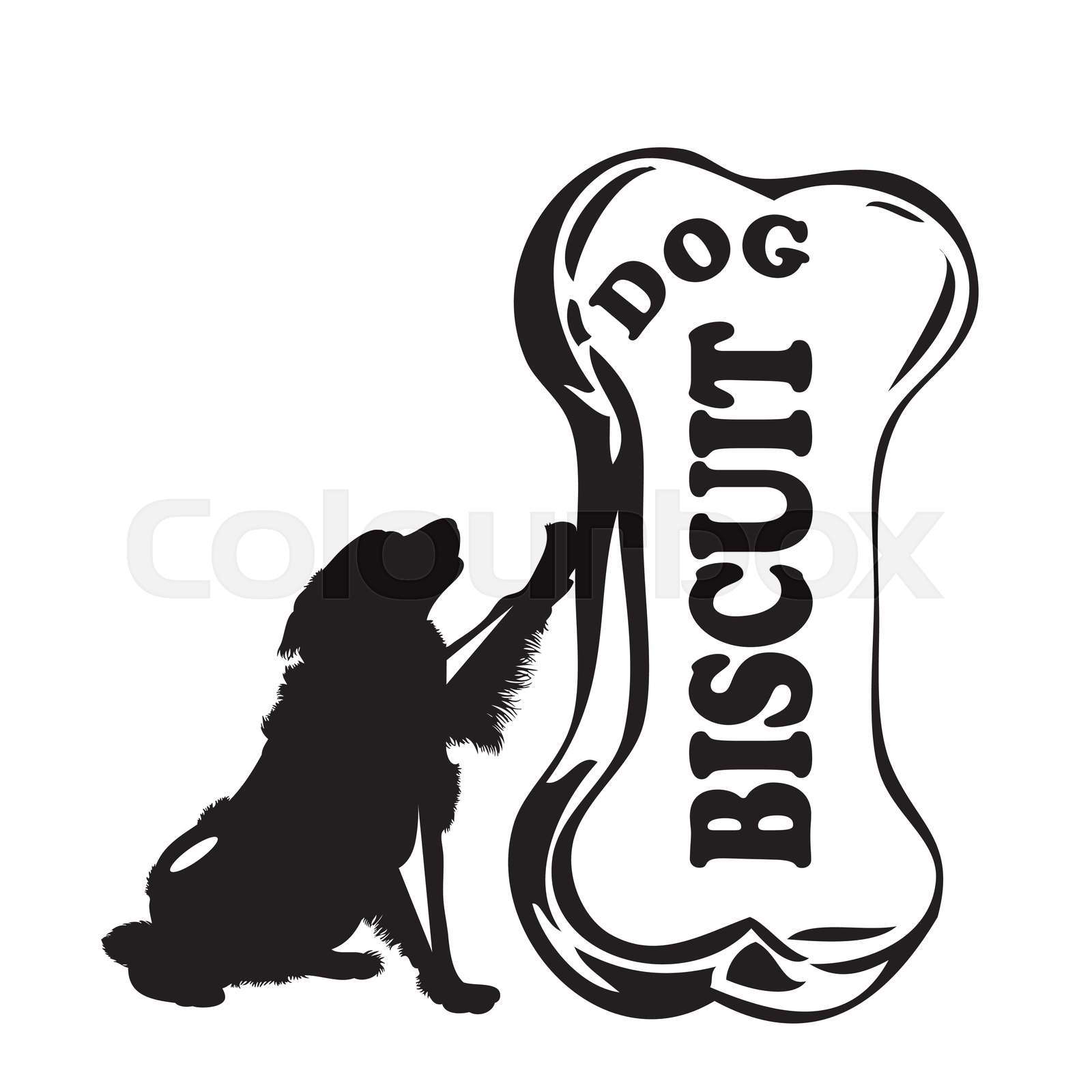 Dog Biscuit Stock vector Colourbox