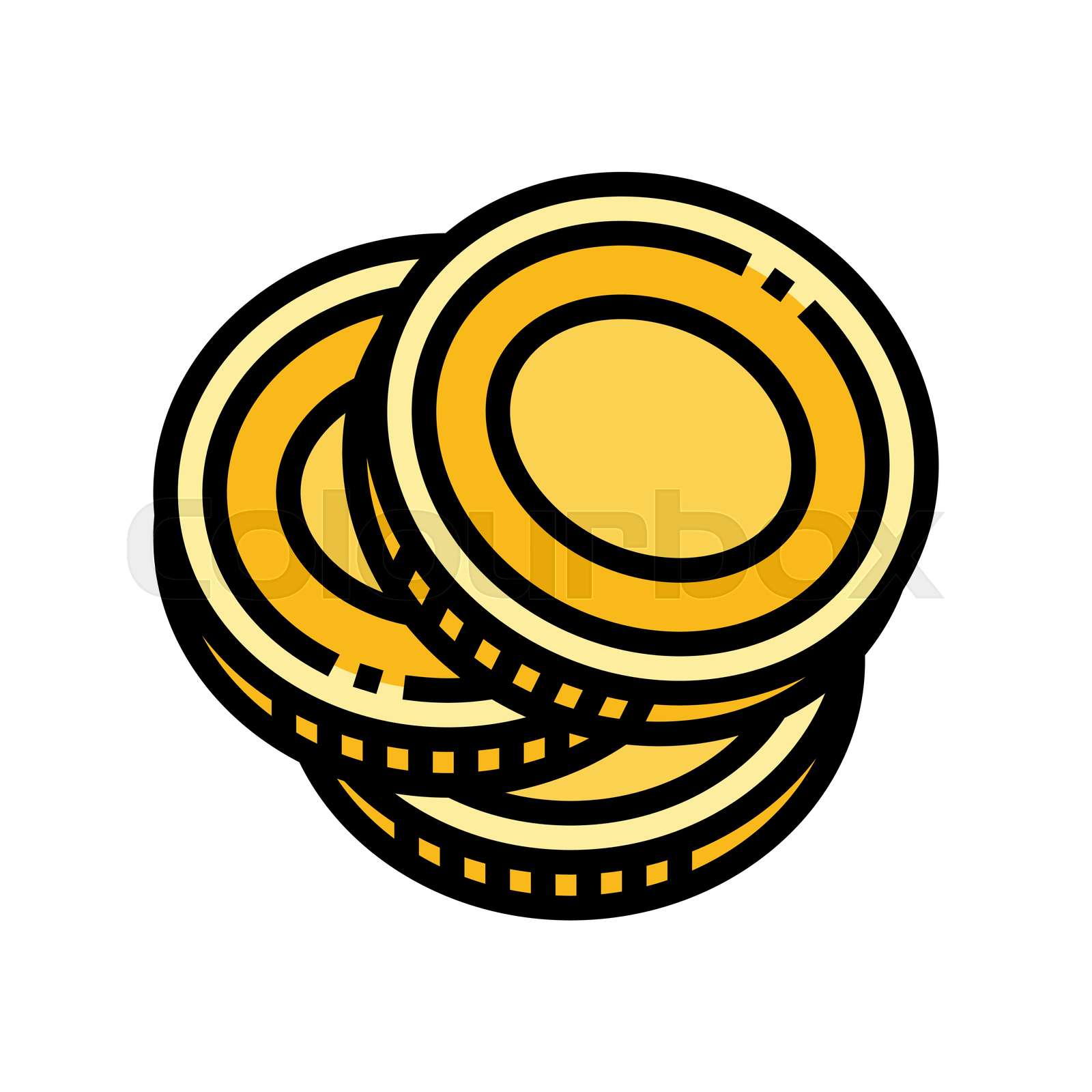 Pile Of Gold Coins Clipart
