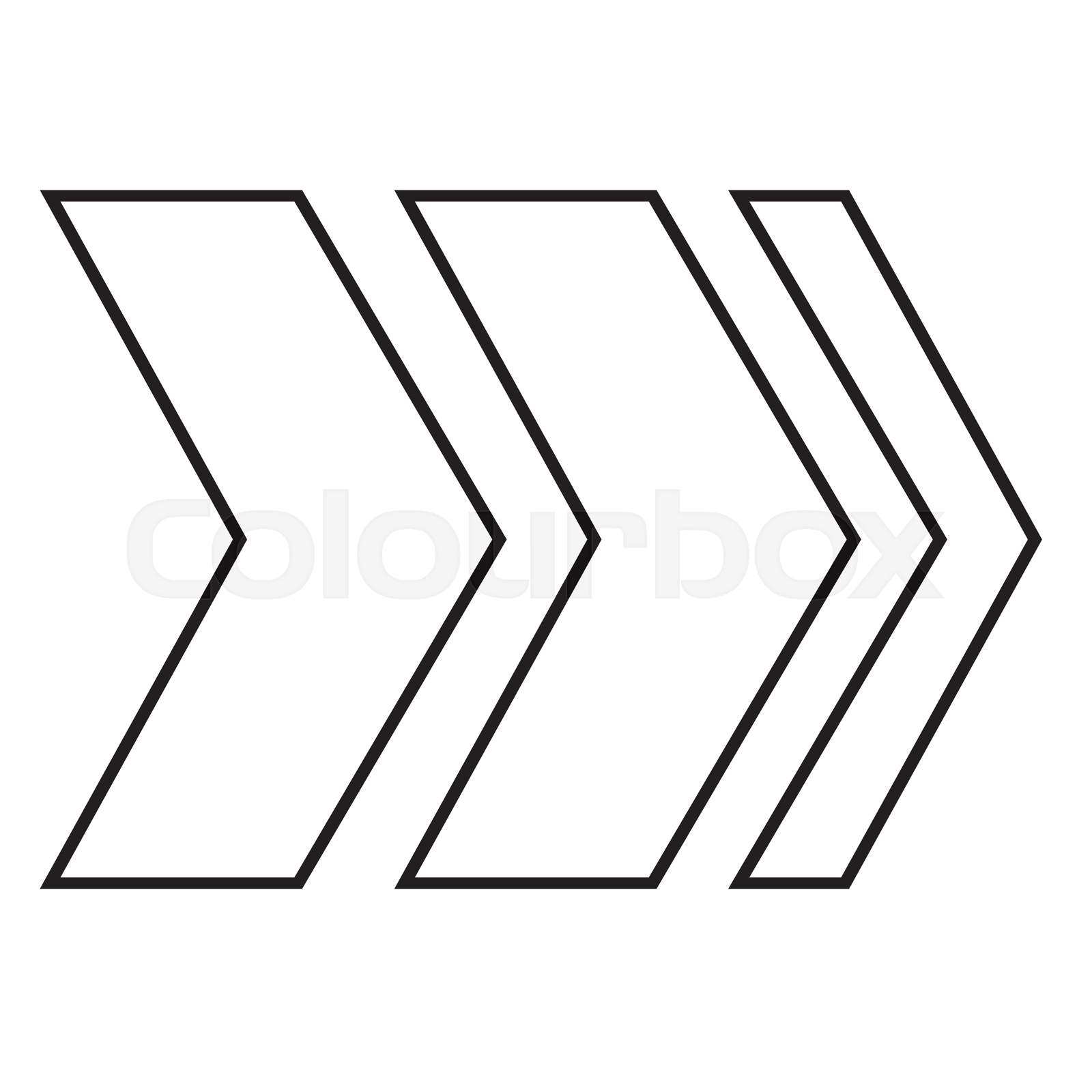 zeichen, pfeil, ikone StockVektor Colourbox