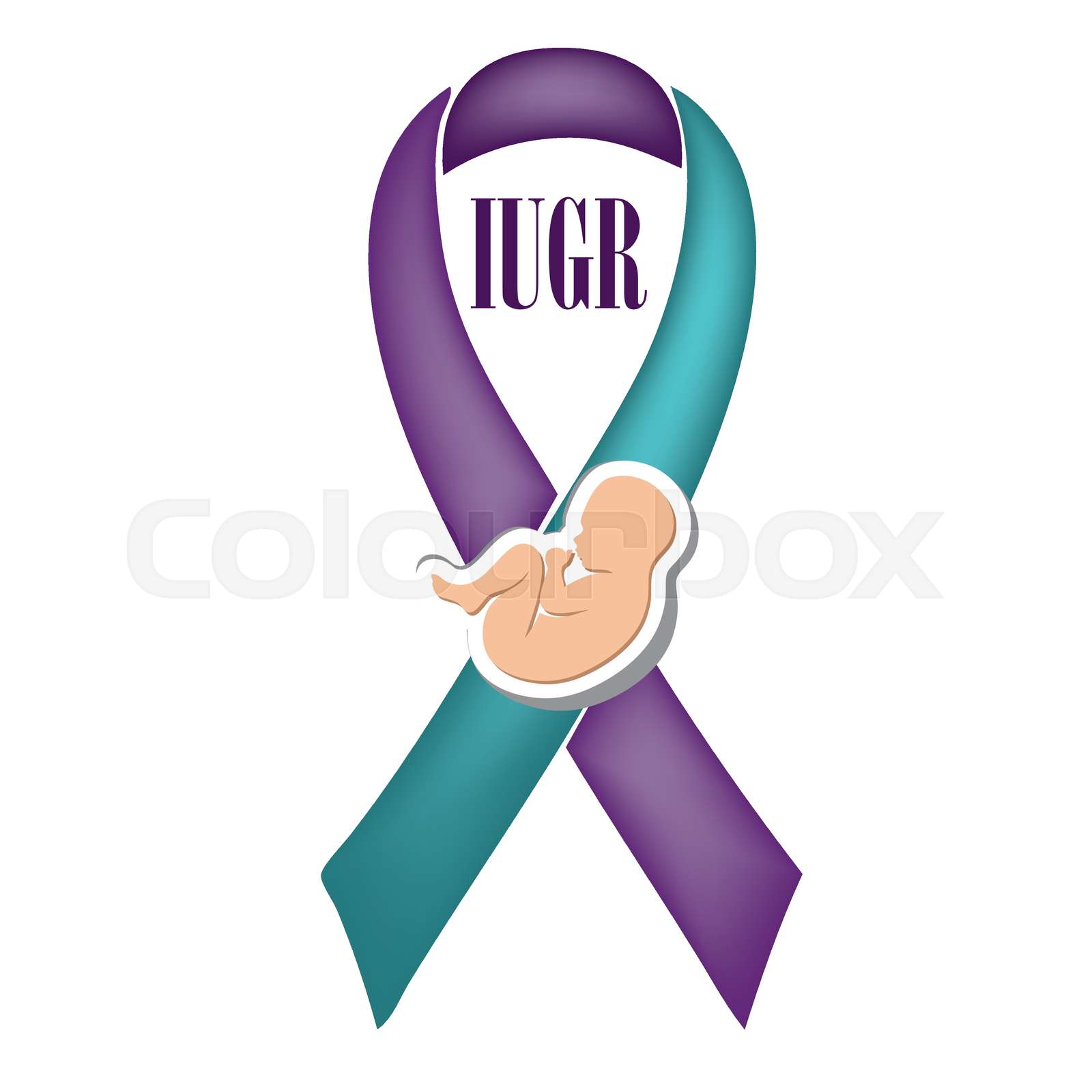 ribbon-for-iugr-awareness-stock-vector-colourbox