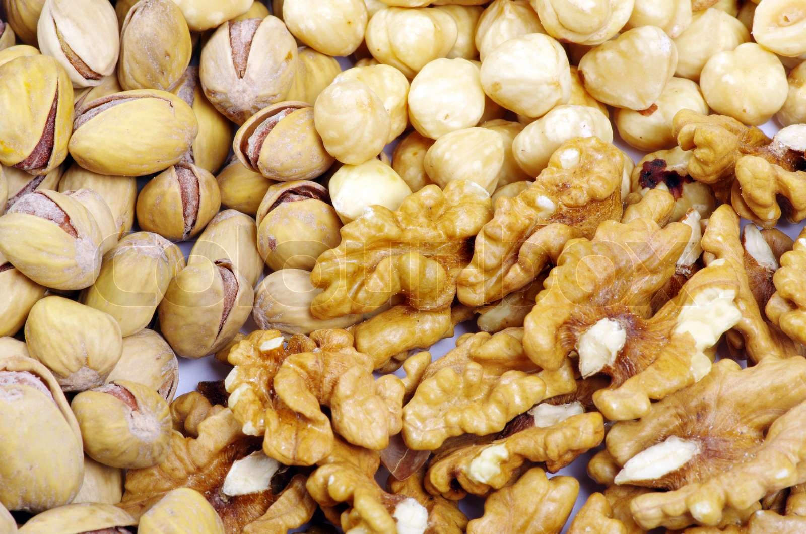 Nüsse Stock Bild Colourbox
